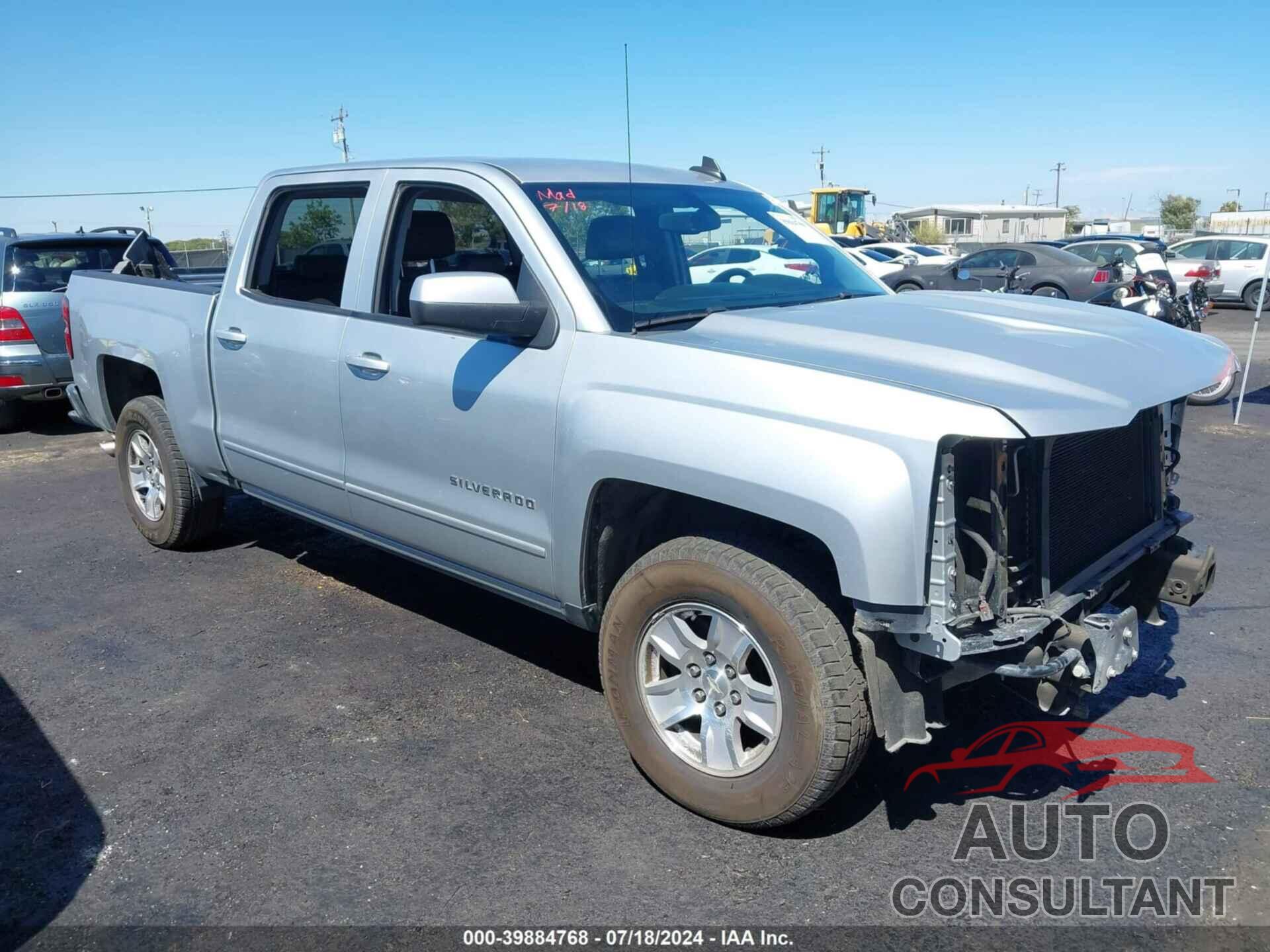 CHEVROLET SILVERADO 1500 2016 - 3GCPCREC6GG268845