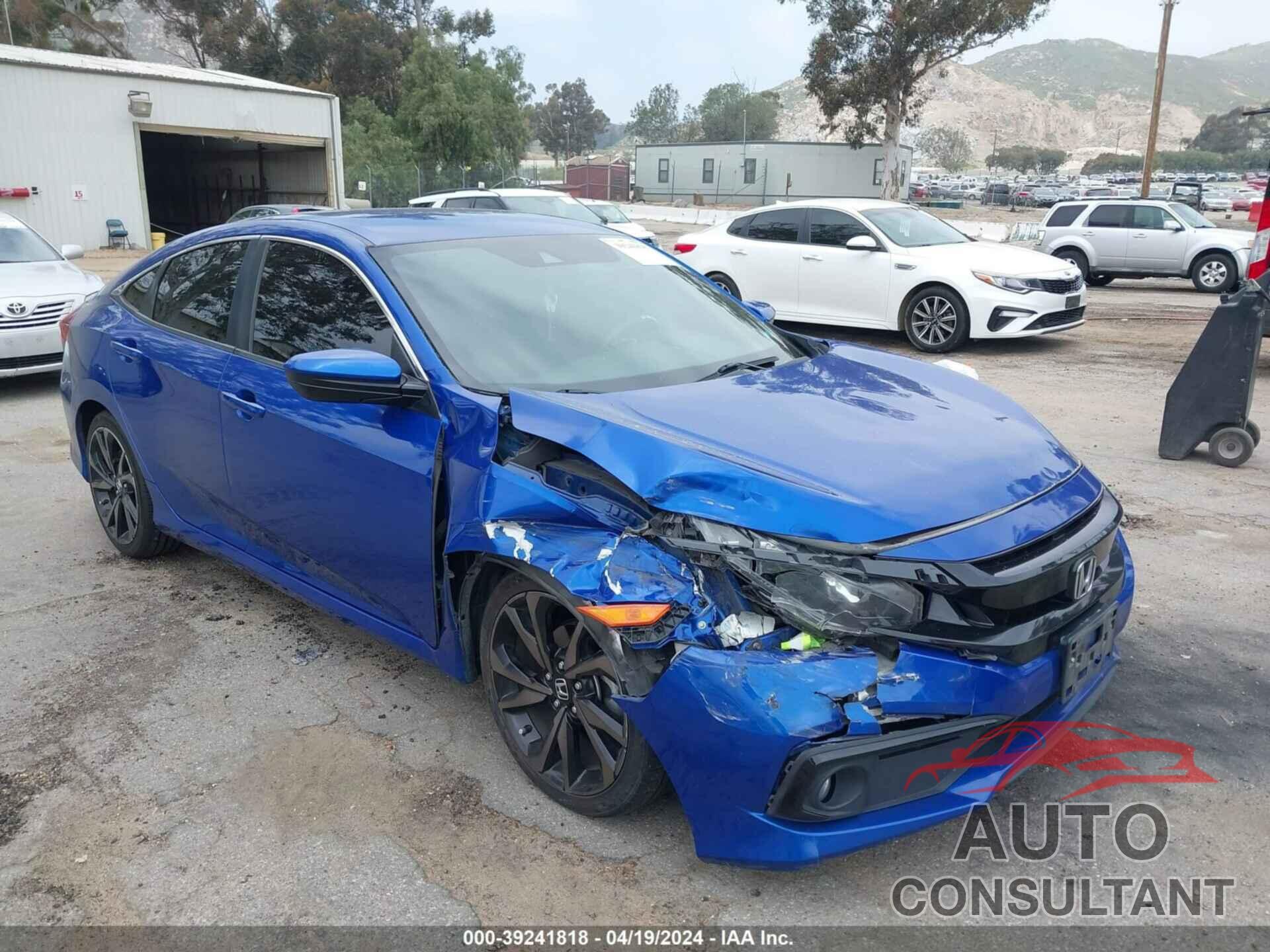 HONDA CIVIC 2019 - 2HGFC2F85KH514792