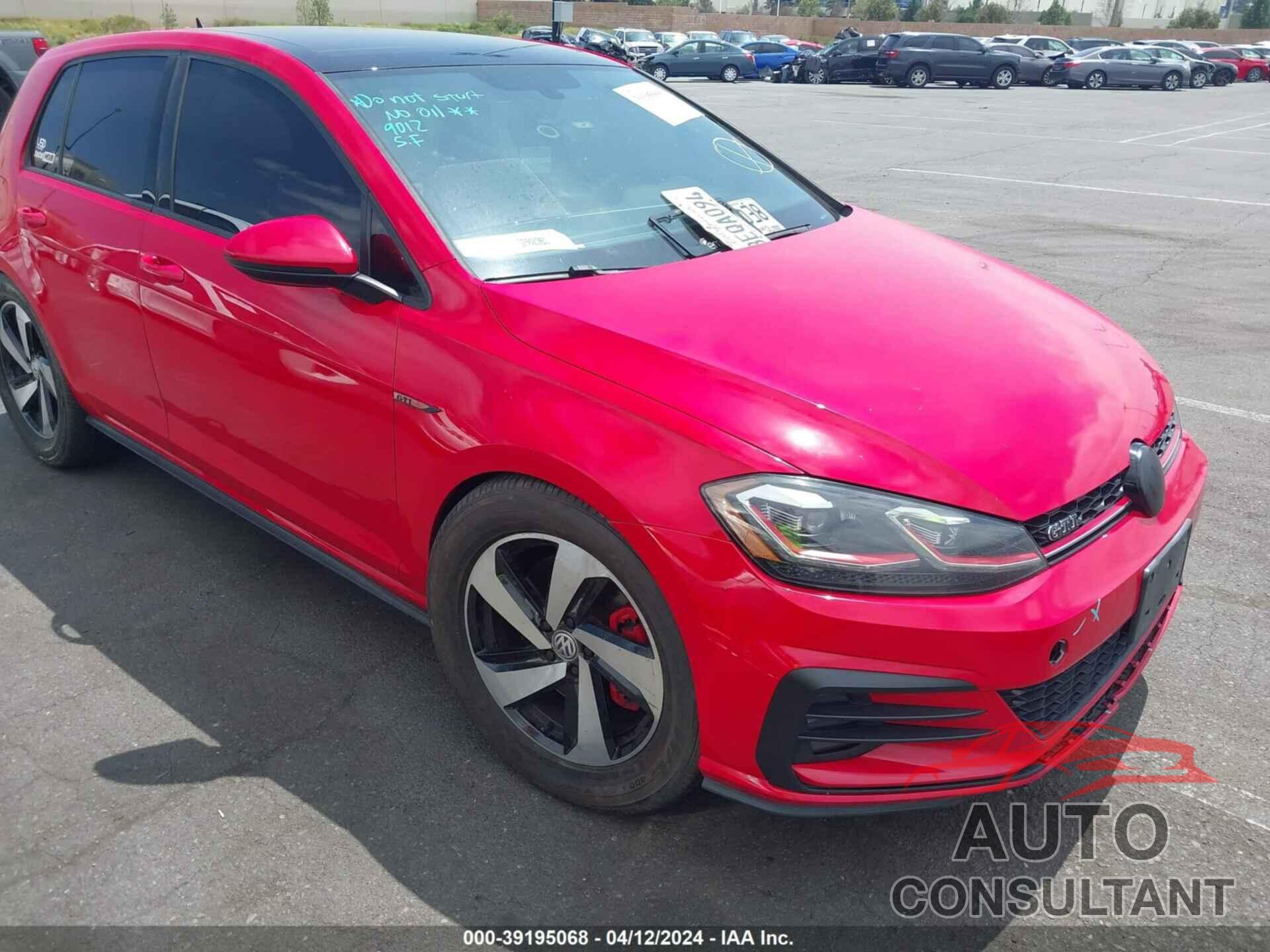 VOLKSWAGEN GOLF GTI 2018 - 3VW547AUXJM279652