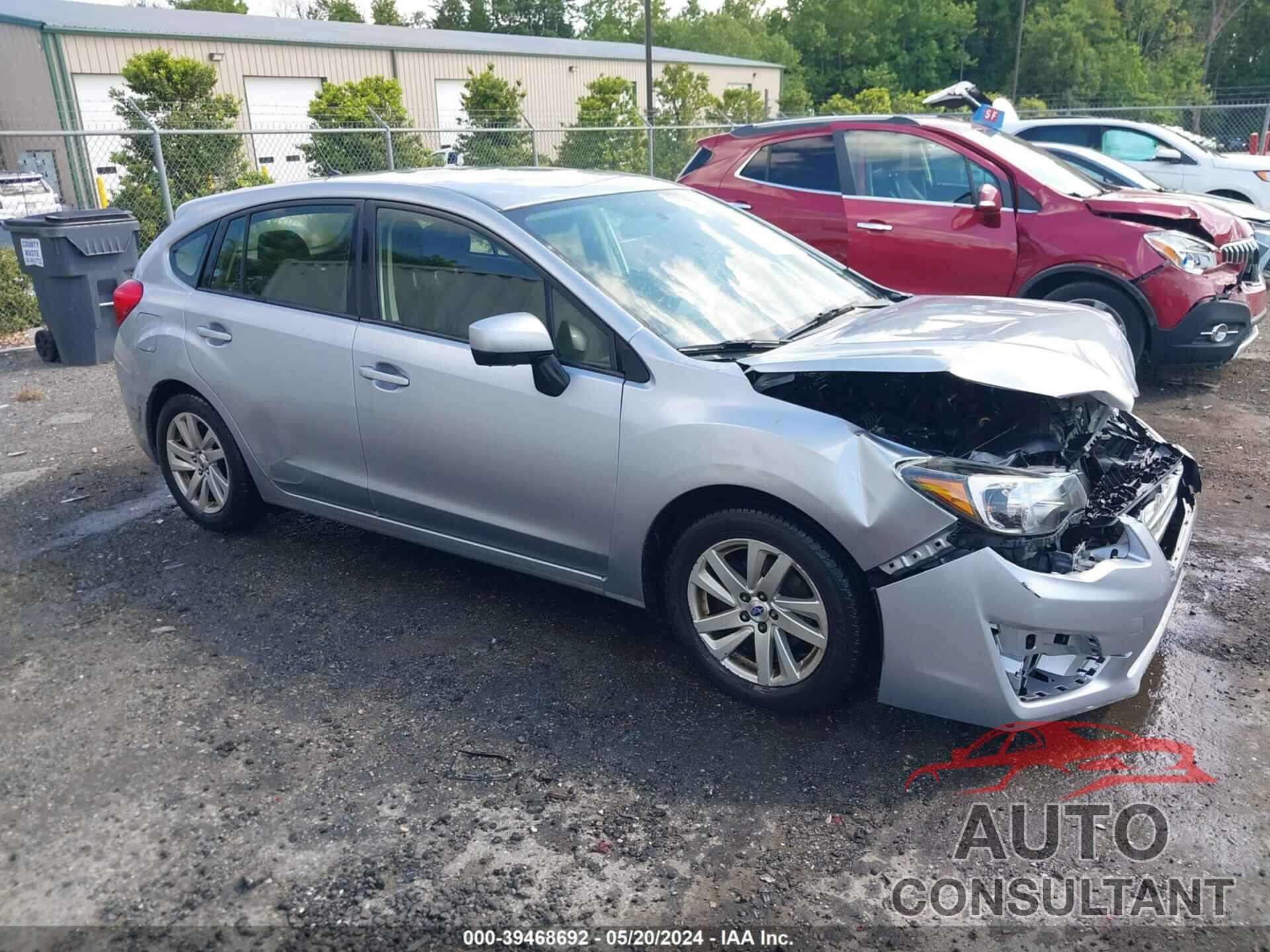 SUBARU IMPREZA 2016 - JF1GPAB63G8266759