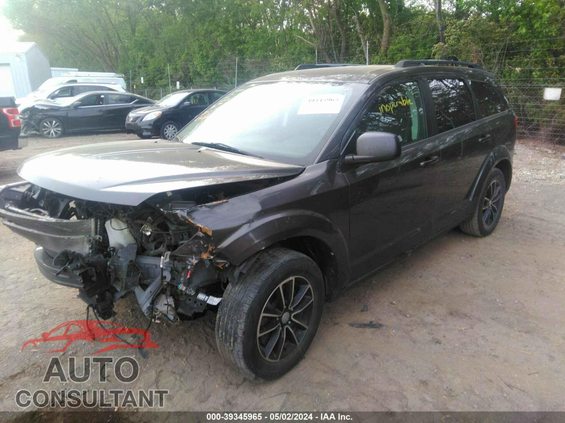 DODGE JOURNEY 2017 - 3C4PDCAB7HT662287