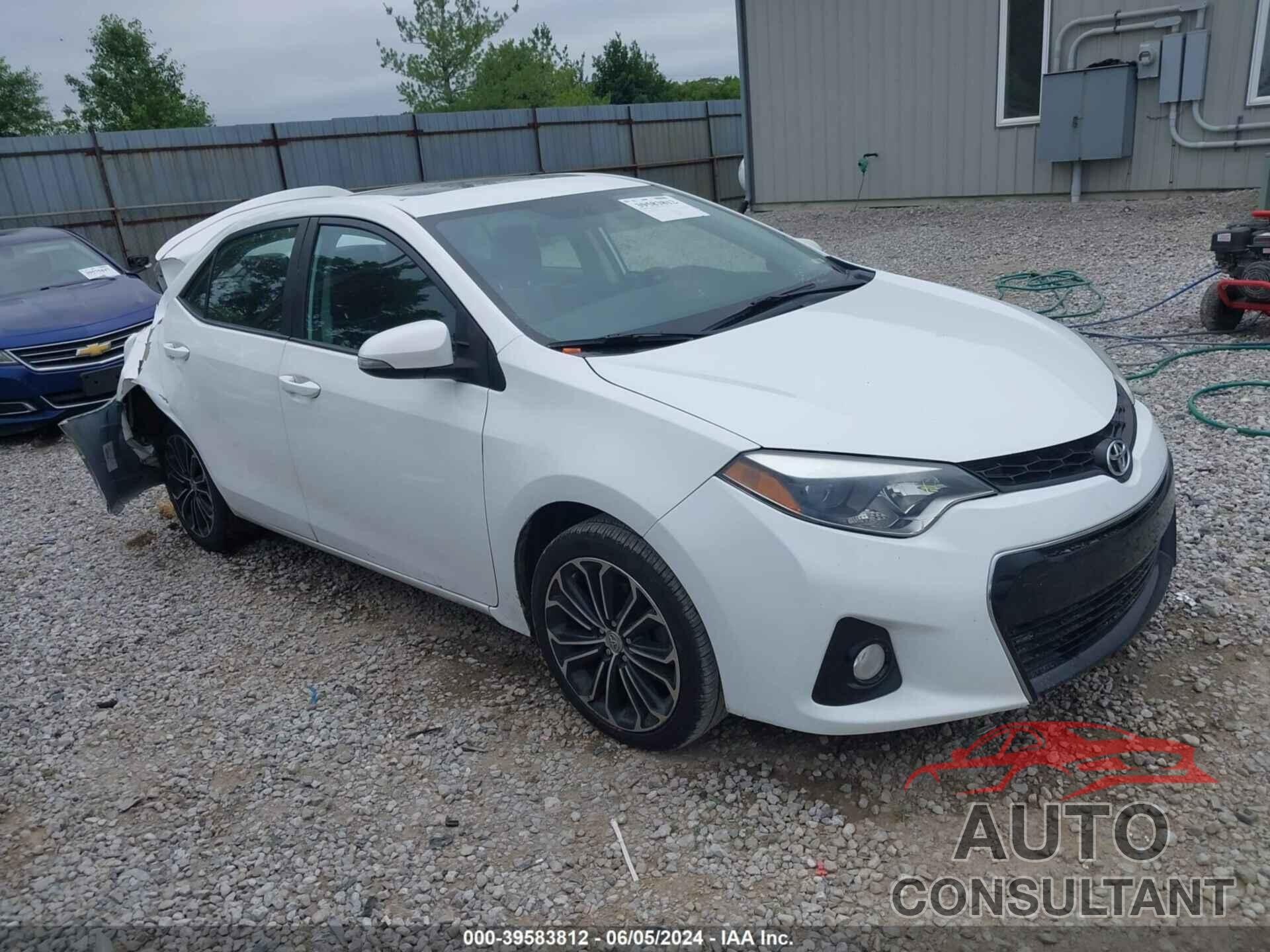 TOYOTA COROLLA 2016 - 5YFBURHE2GP555114