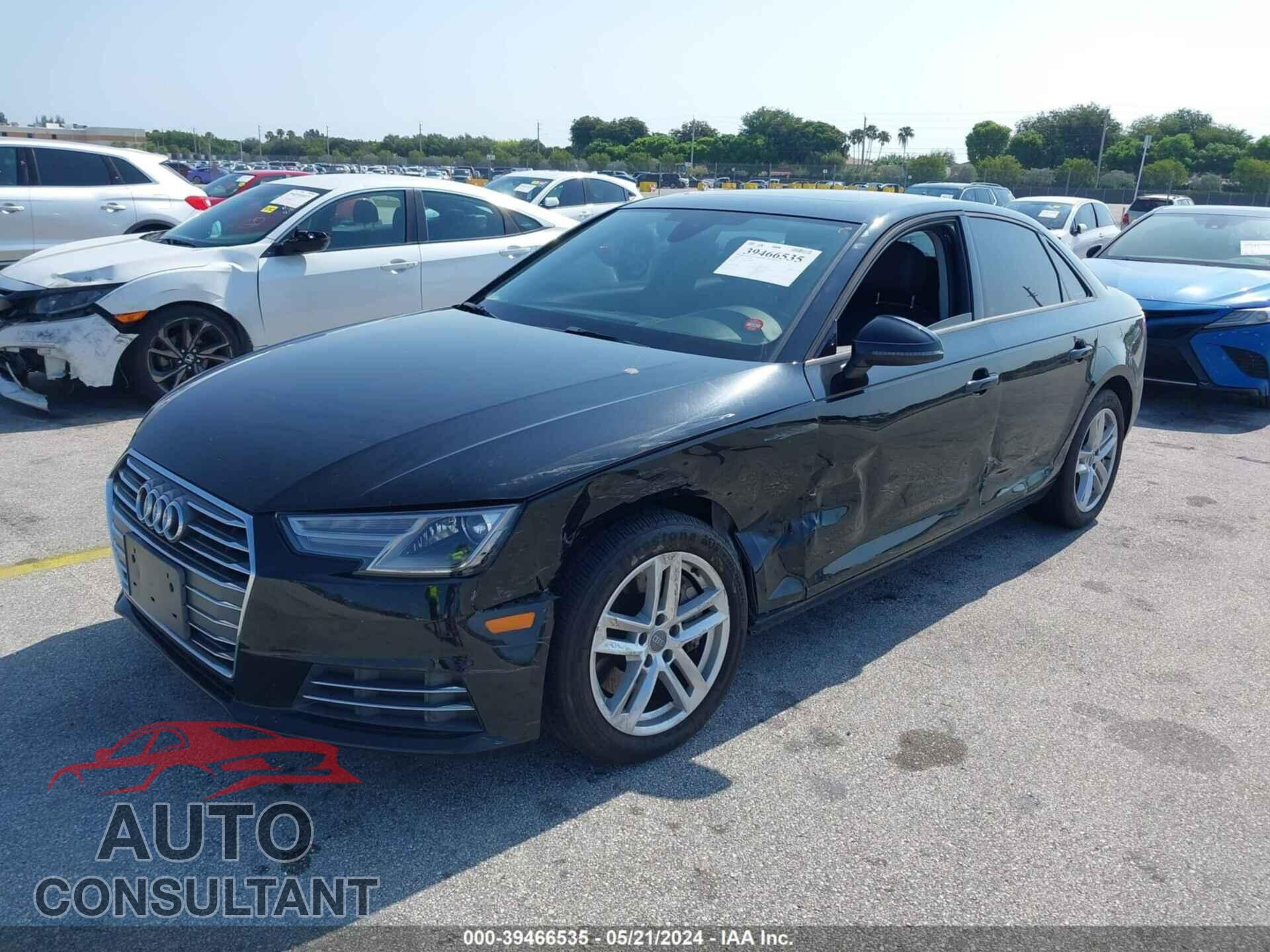 AUDI A4 2017 - WAUGNAF41HN056721