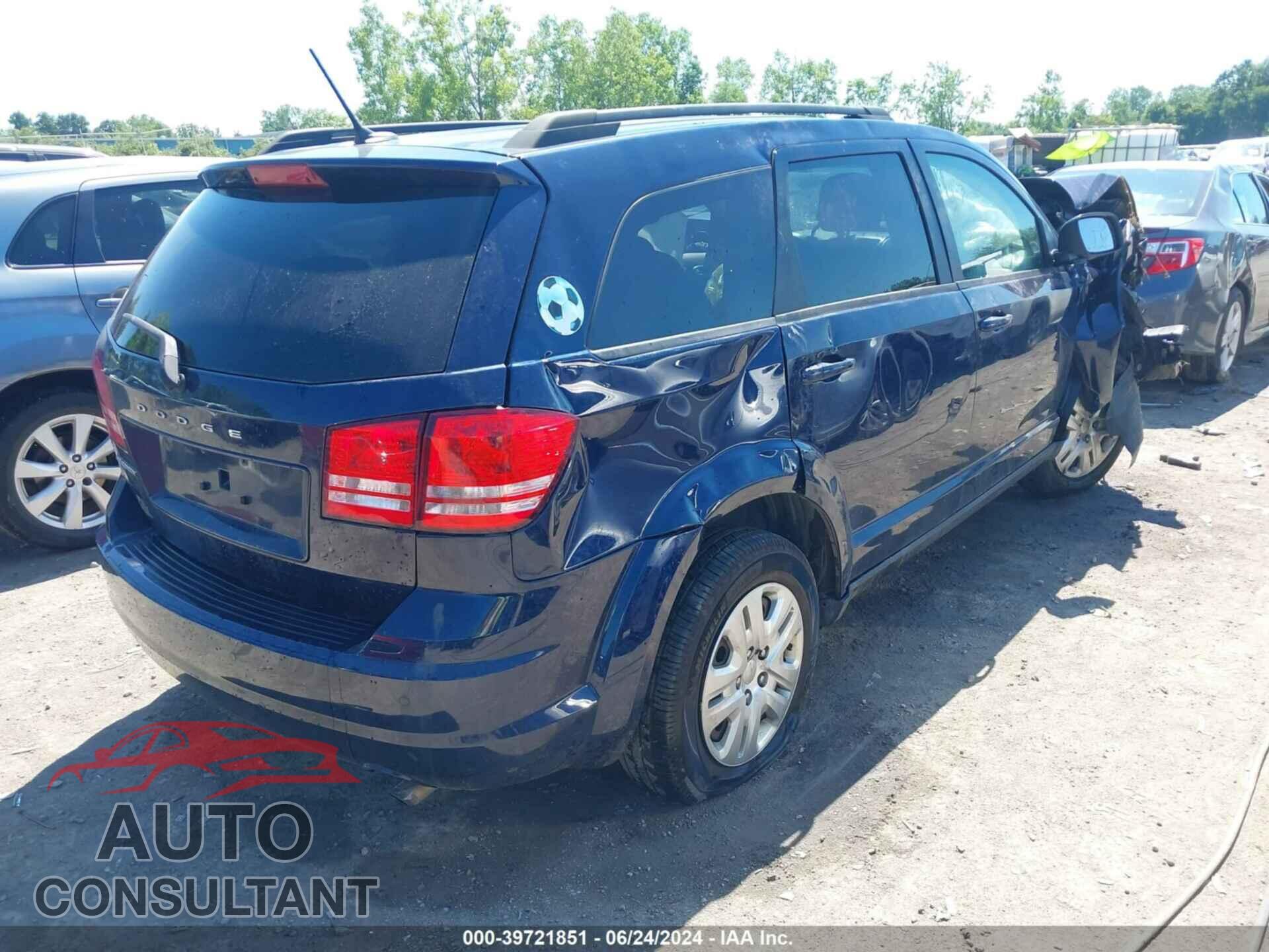 DODGE JOURNEY 2017 - 3C4PDCAB4HT653417