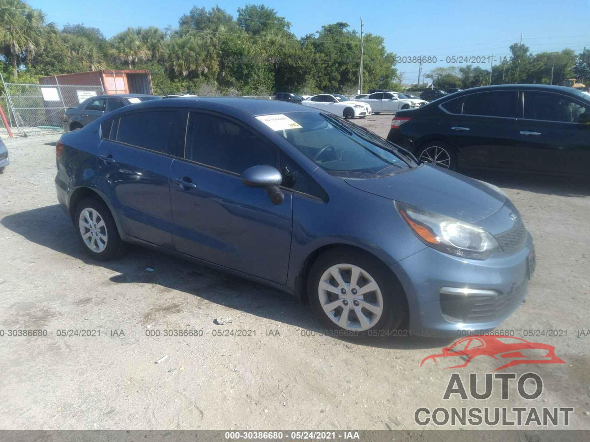 KIA RIO 2016 - KNADM4A36G6663292