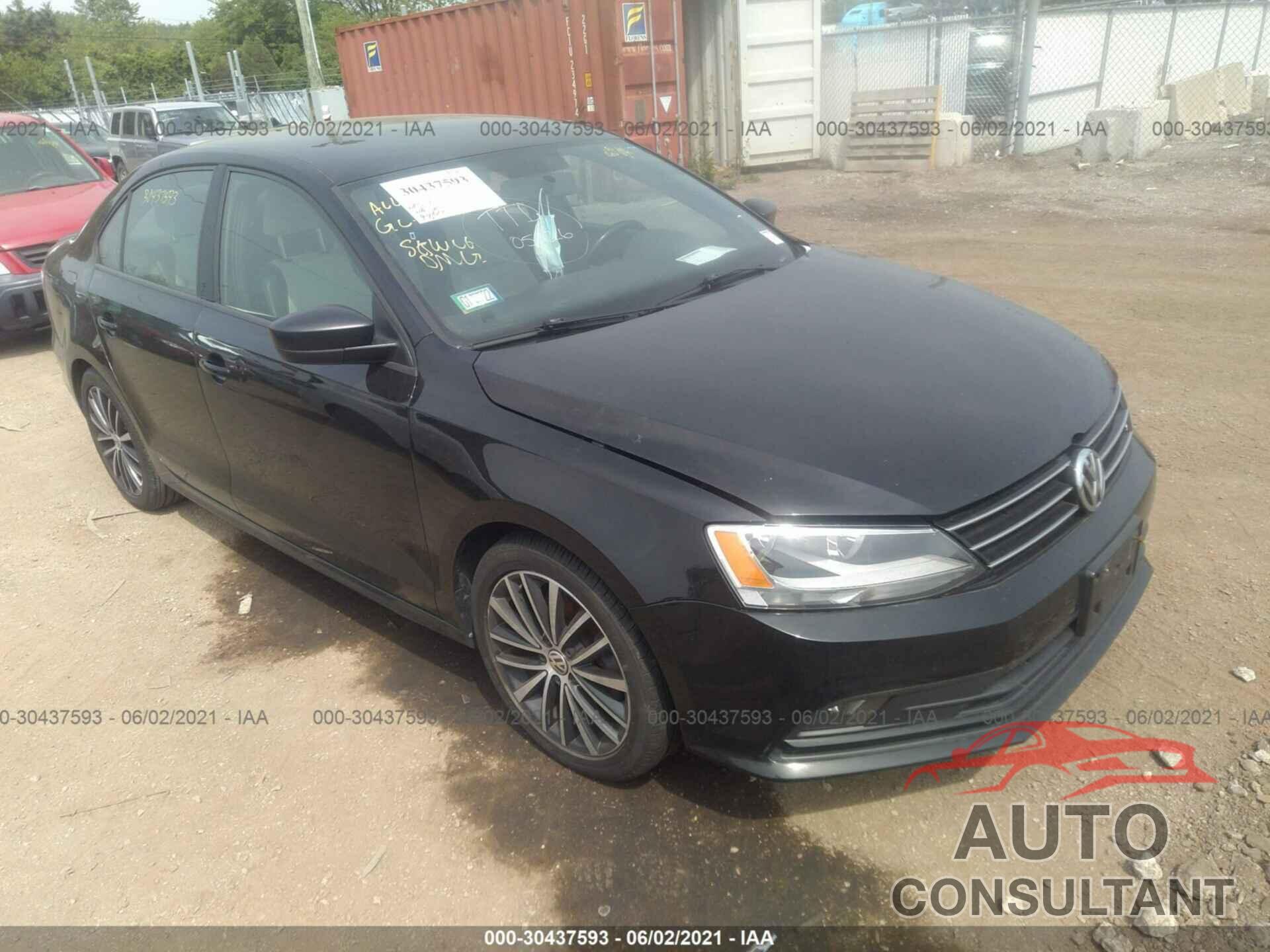 VOLKSWAGEN JETTA SEDAN 2016 - 3VWD17AJXGM216876