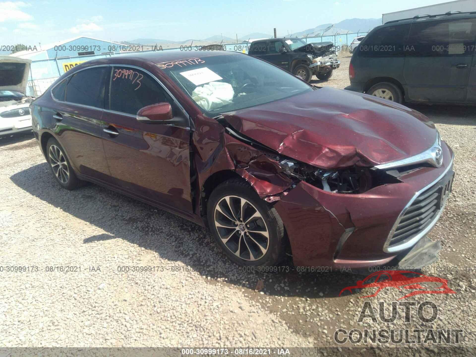 TOYOTA AVALON 2016 - 4T1BK1EB0GU202757