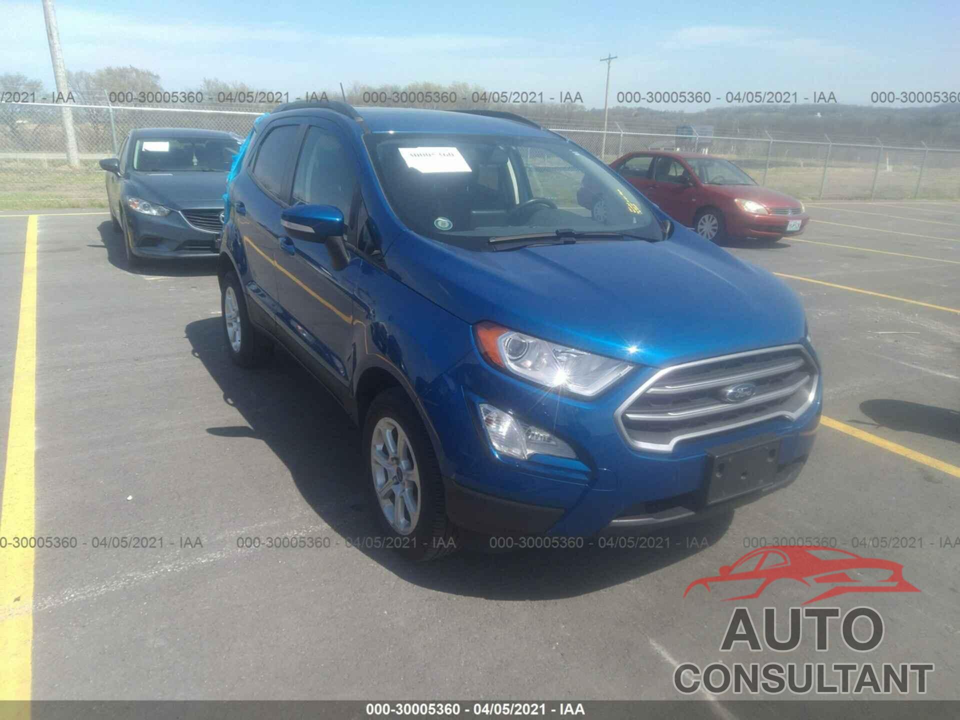 FORD ECOSPORT 2018 - MAJ6P1UL0JC170882