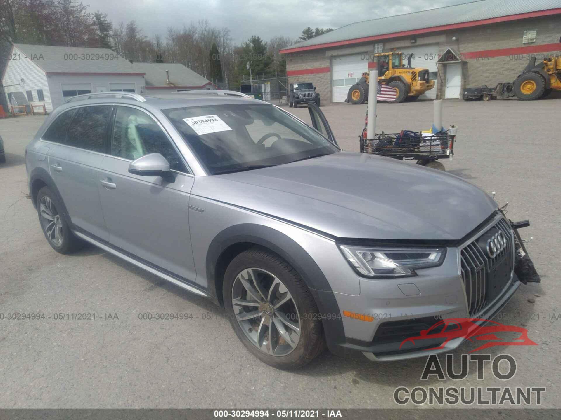 AUDI A4 ALLROAD 2018 - WA18NAF43JA101009