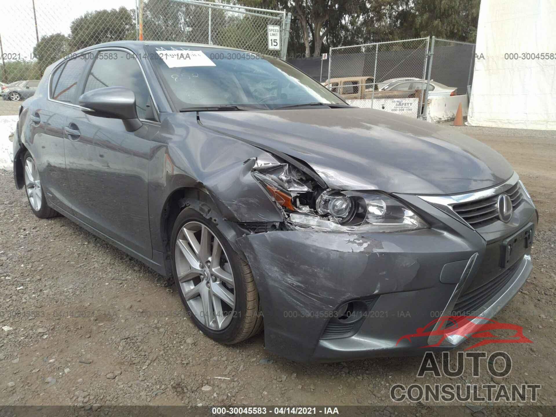 LEXUS CT 200H 2016 - JTHKD5BH4G2274182