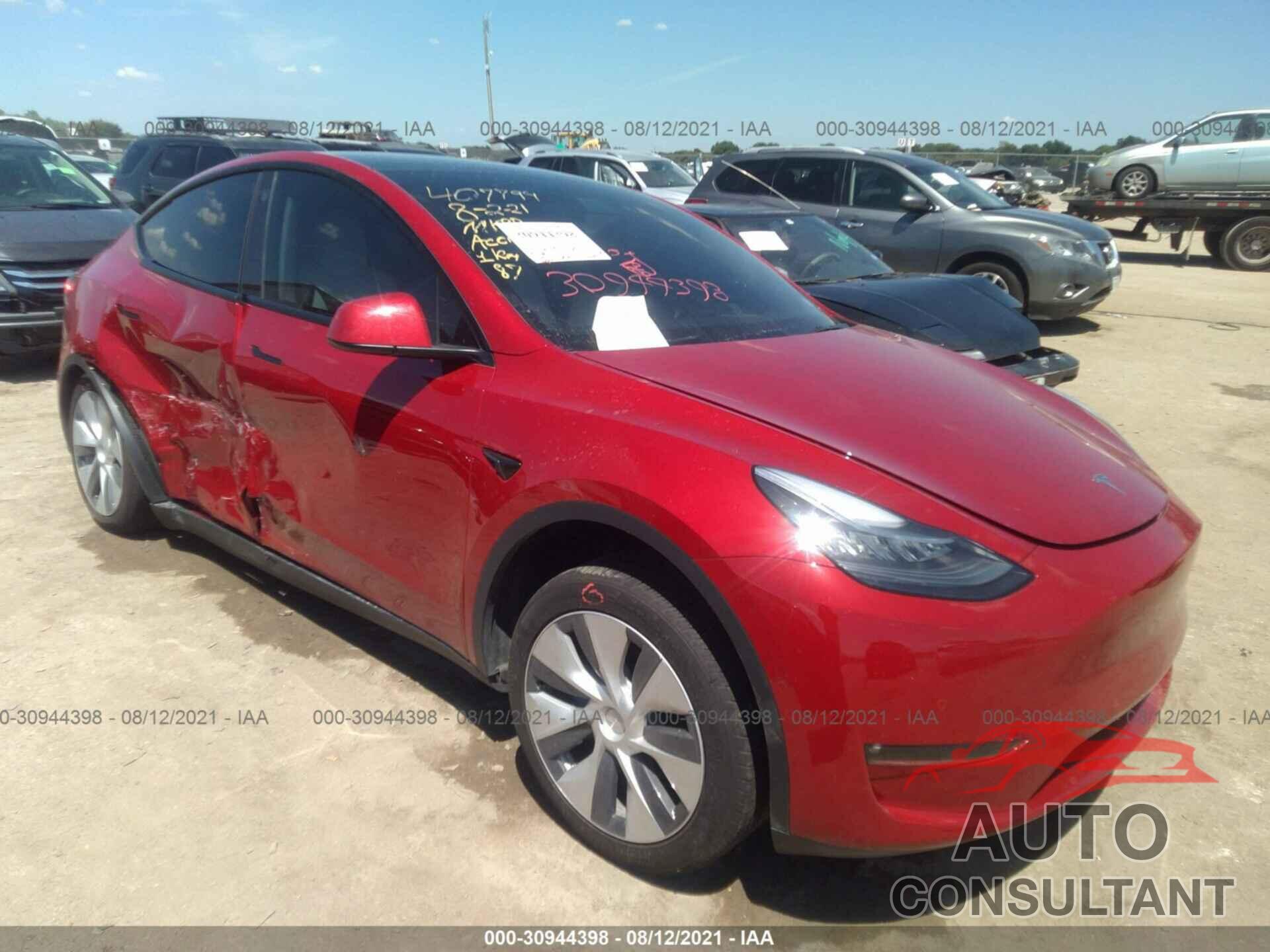 TESLA MODEL Y 2021 - 5YJYGAEE7MF187267