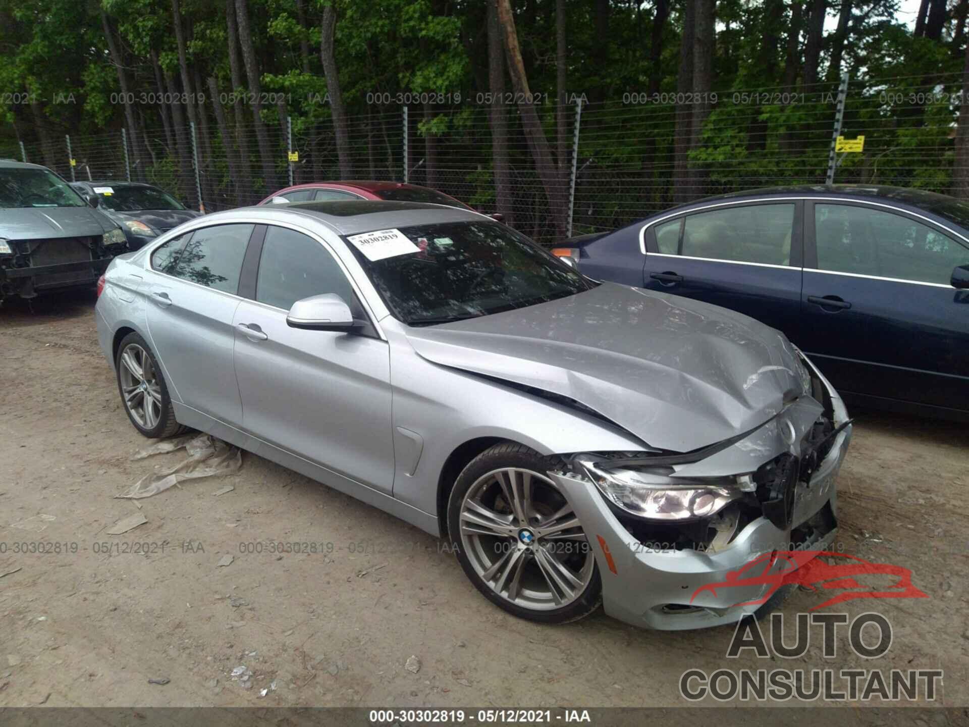 BMW 4 SERIES 2017 - WBA4F7C33HG788903