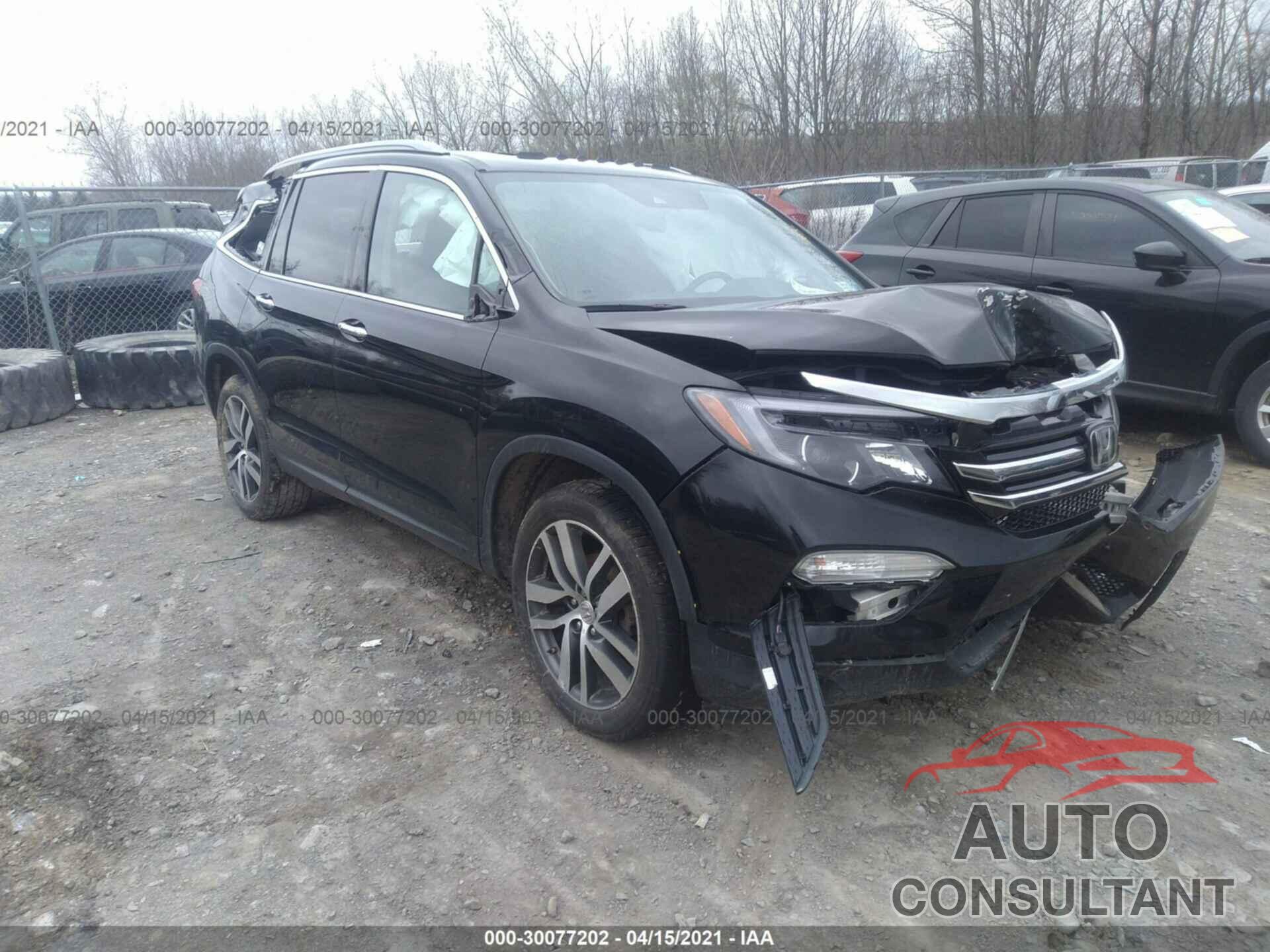 HONDA PILOT 2016 - 5FNYF6H93GB080462