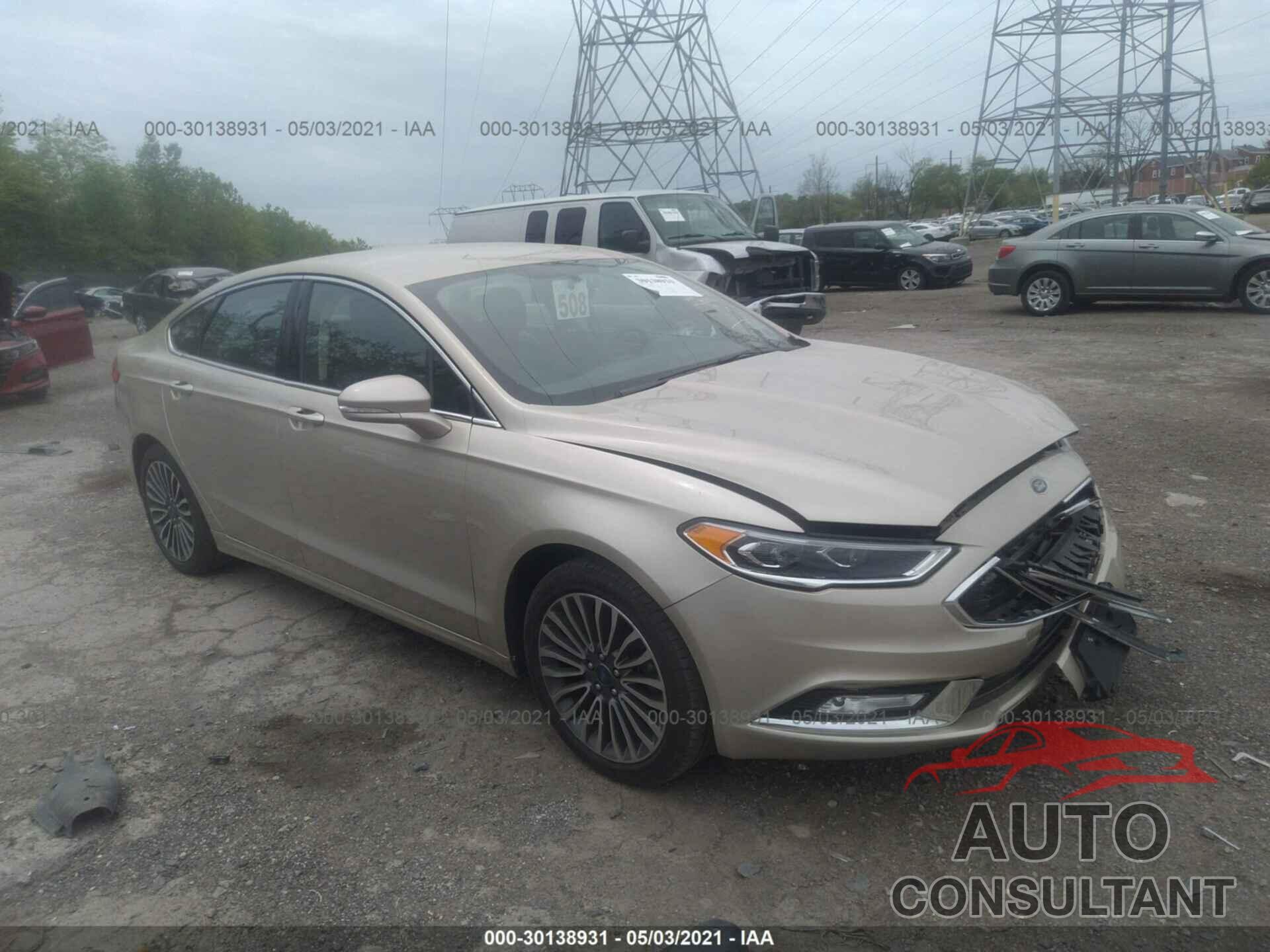 FORD FUSION 2017 - 3FA6P0T9XHR297781
