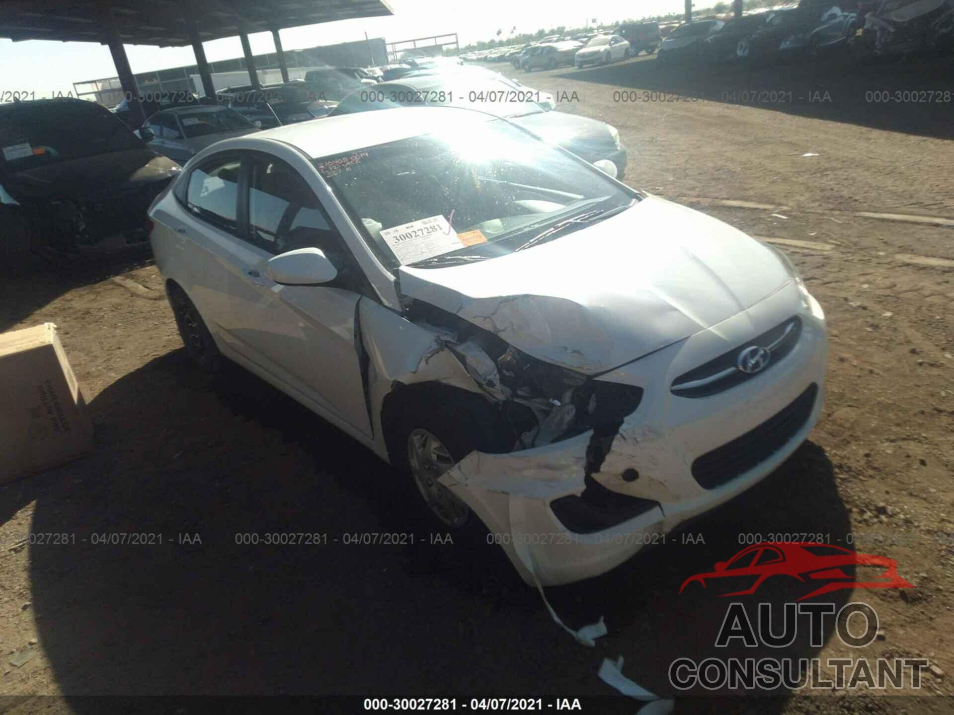 HYUNDAI ACCENT 2016 - KMHCT4AEXGU030532
