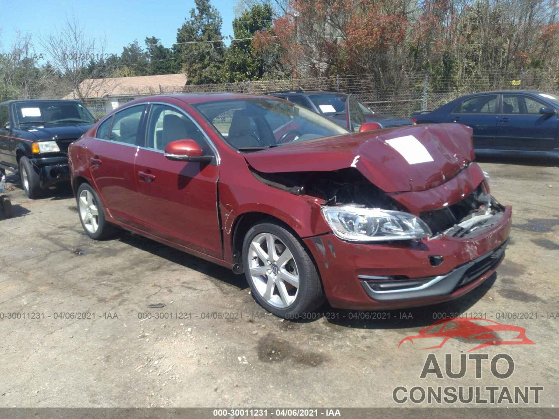 VOLVO S60 2016 - YV126MFK7G2391499