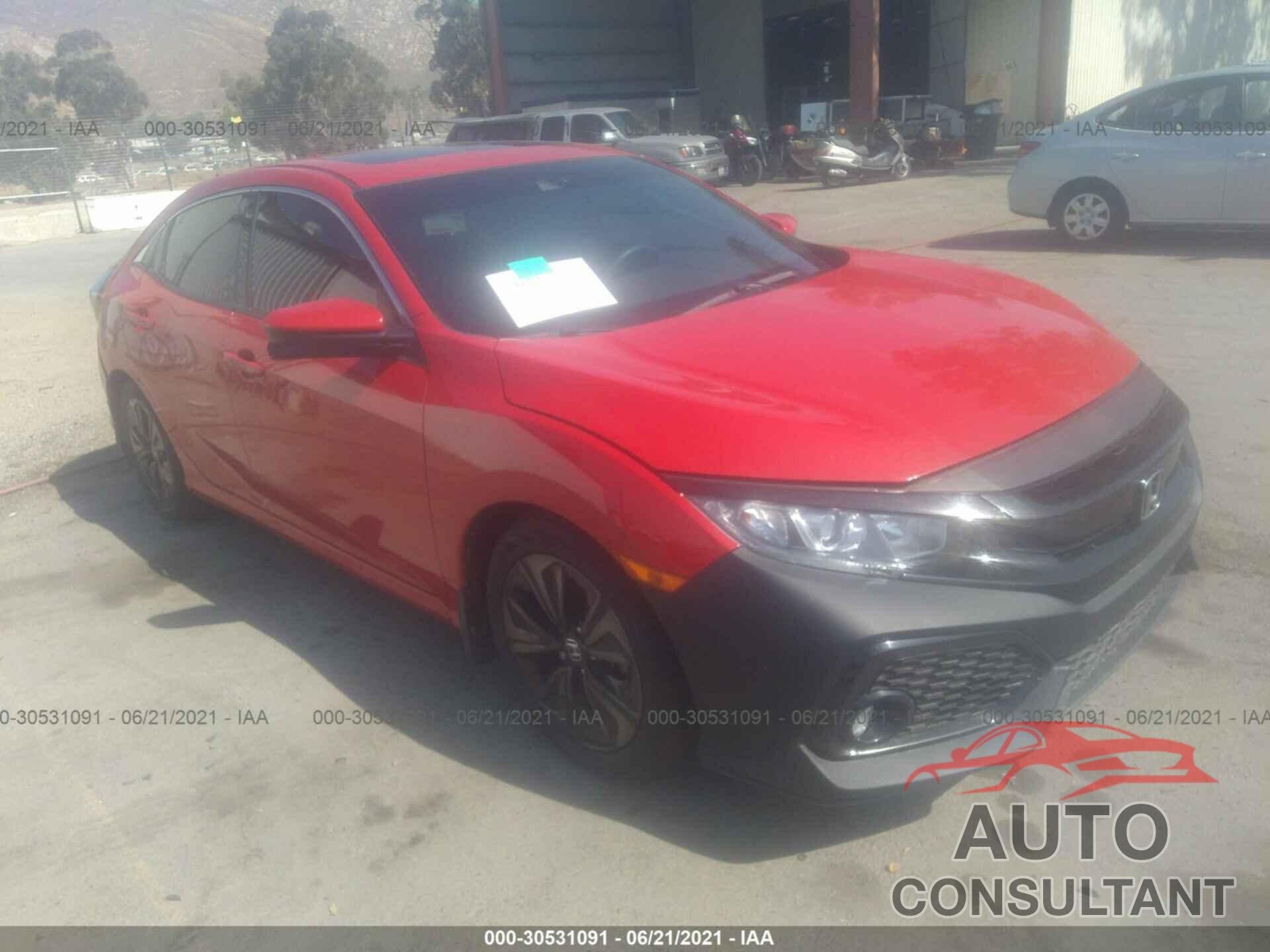 HONDA CIVIC HATCHBACK 2019 - SHHFK7H61KU404160