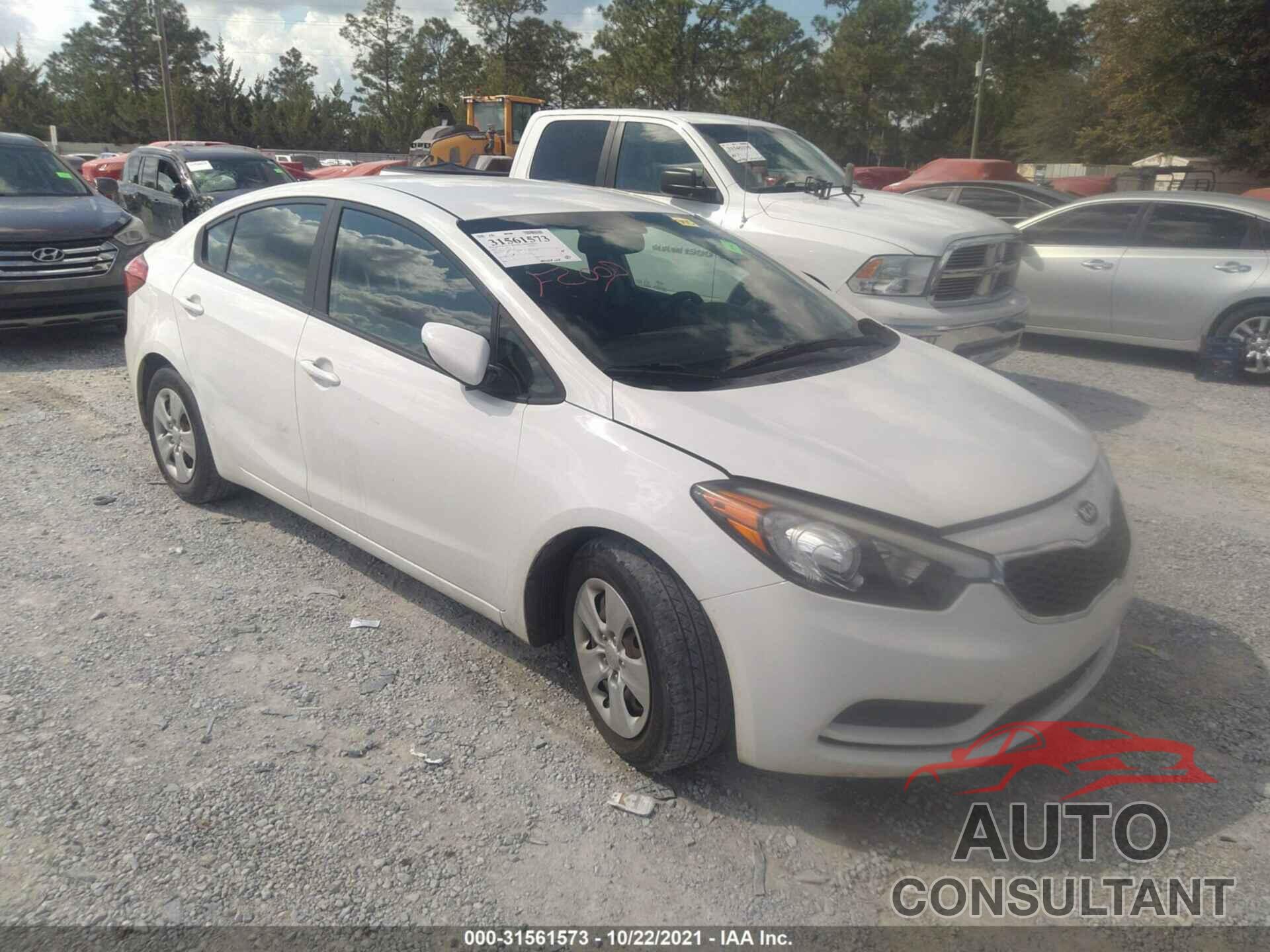 KIA FORTE 2016 - KNAFK4A67G5479252