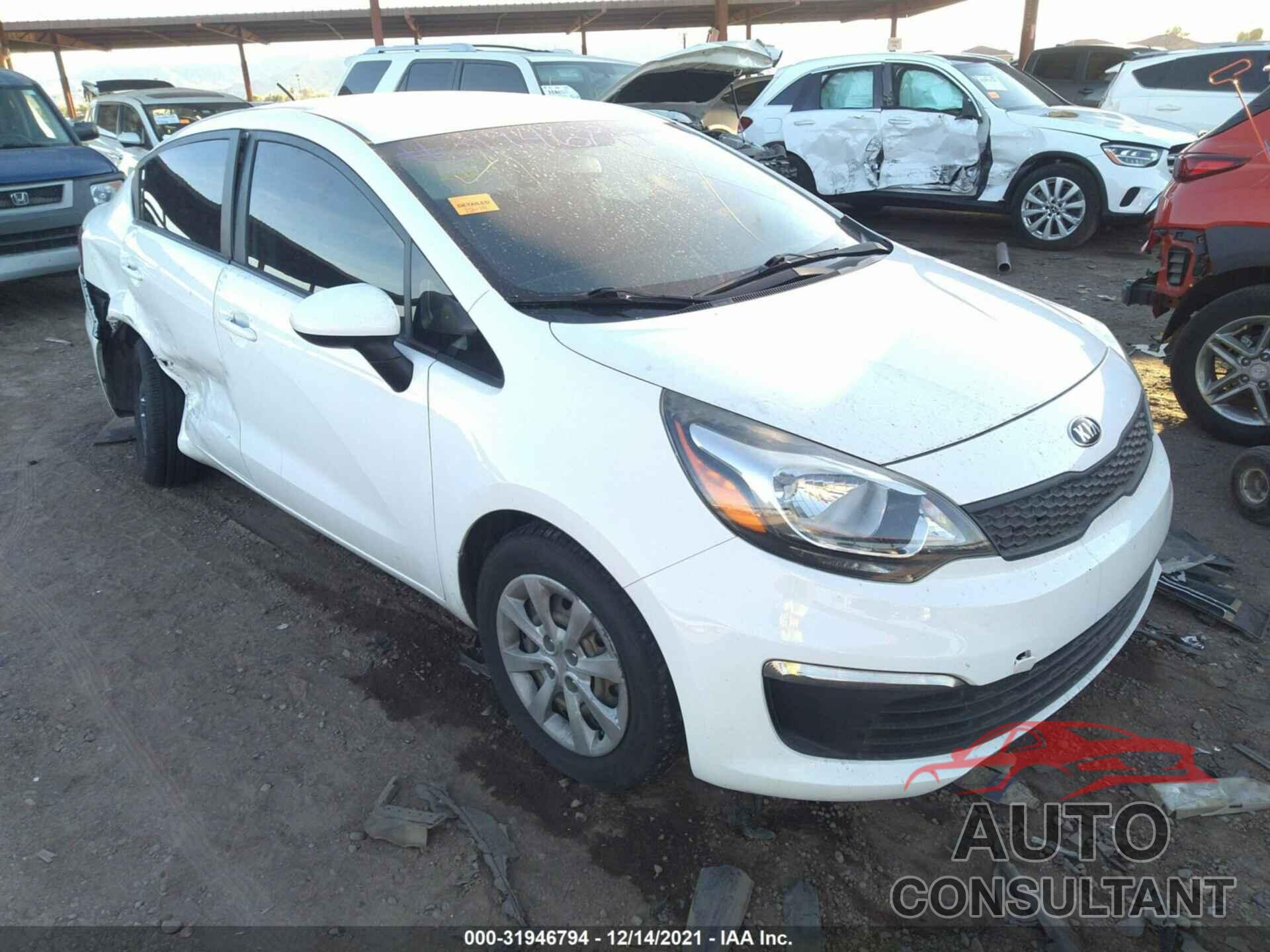 KIA RIO 2016 - KNADM4A3XG6606433