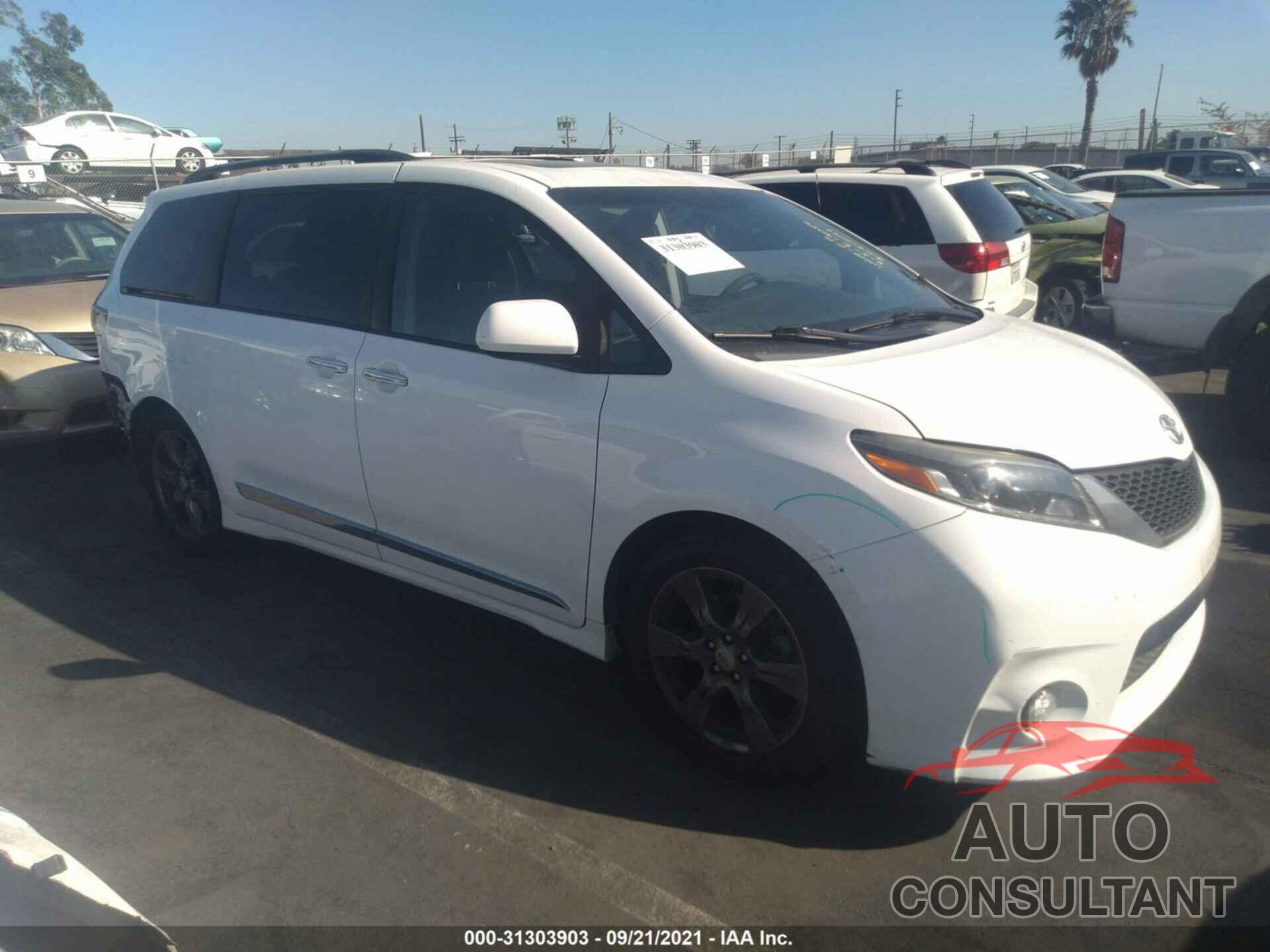 TOYOTA SIENNA 2017 - 5TDXZ3DC7HS881217