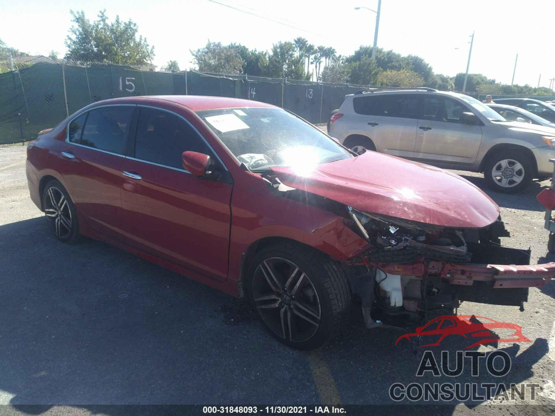 HONDA ACCORD SEDAN 2017 - 1HGCR2F58HA252975