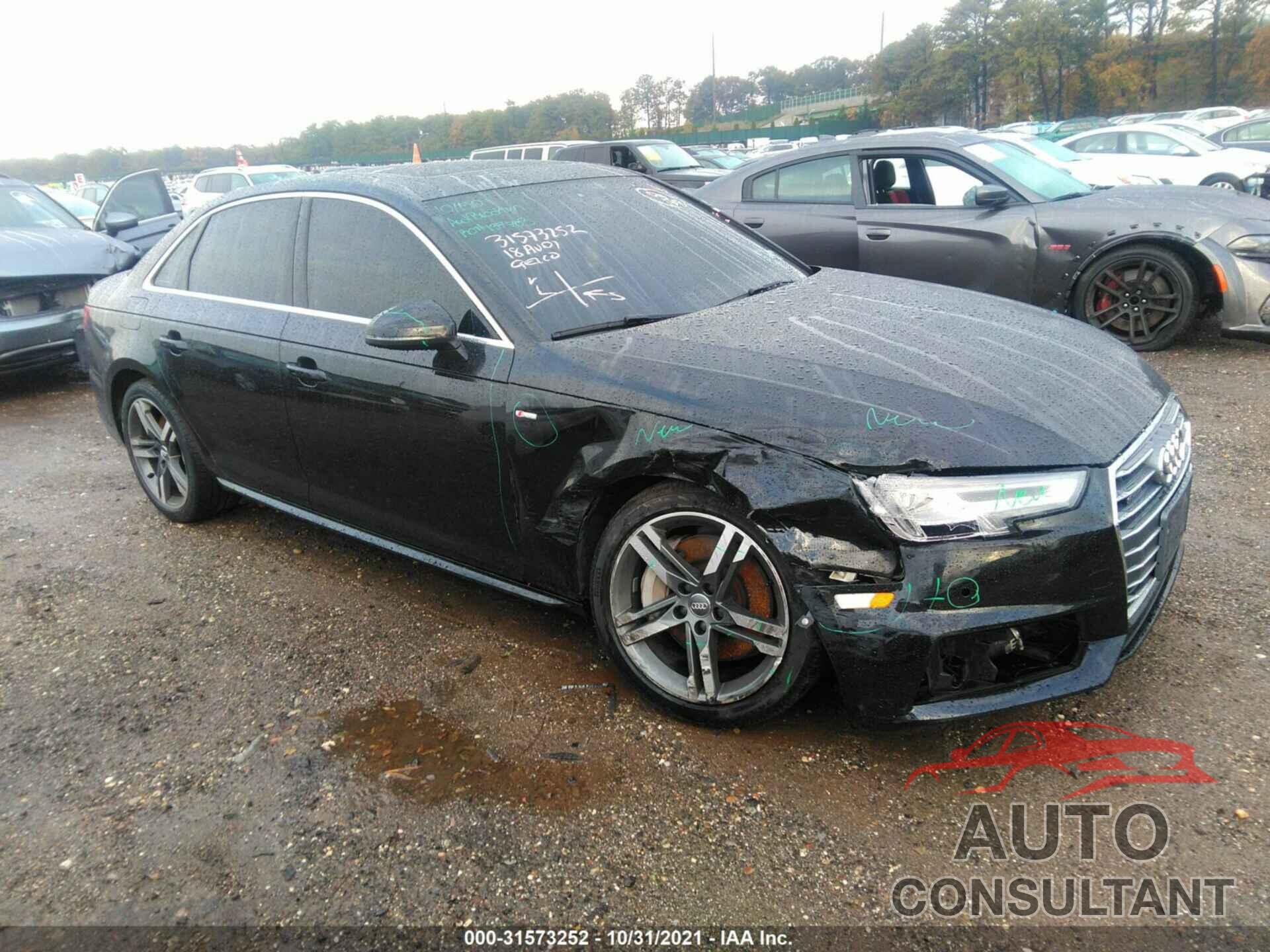 AUDI A4 2018 - JA4AP3AU6GZ053854