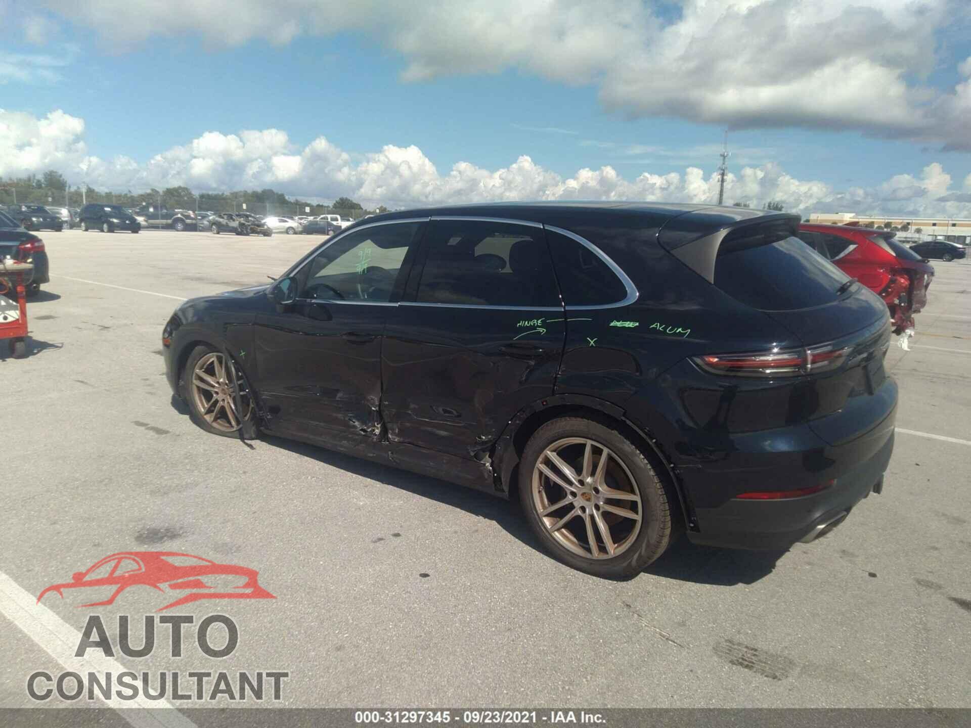 PORSCHE CAYENNE 2021 - WP1AA2AY9MDA03249