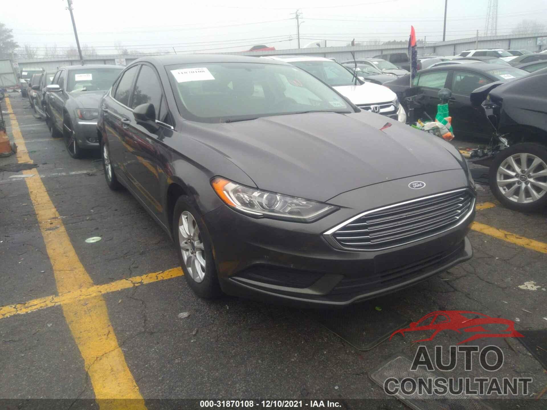 FORD FUSION 2017 - 3FA6P0G70HR184222