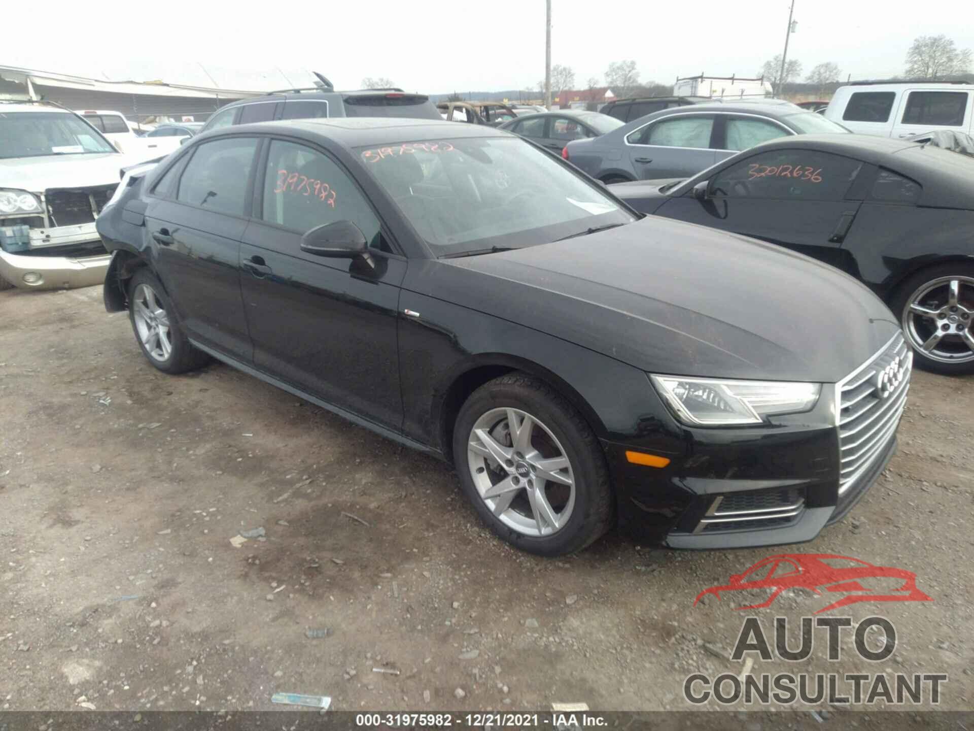 AUDI A4 2018 - WAUDNAF40JN009494