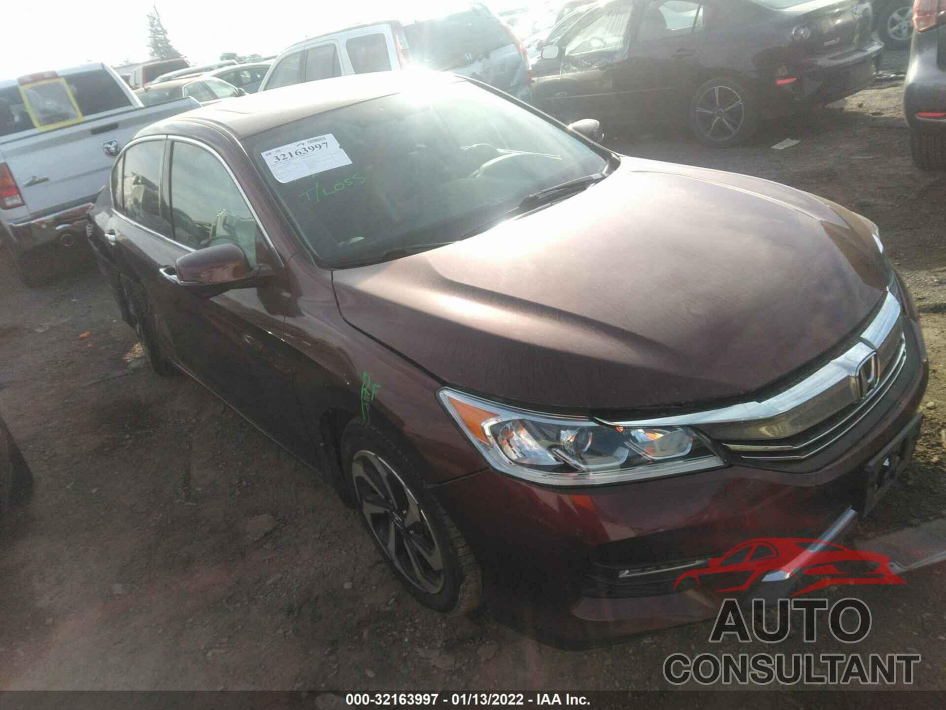 HONDA ACCORD SEDAN 2016 - 1HGCR3F89GA001493