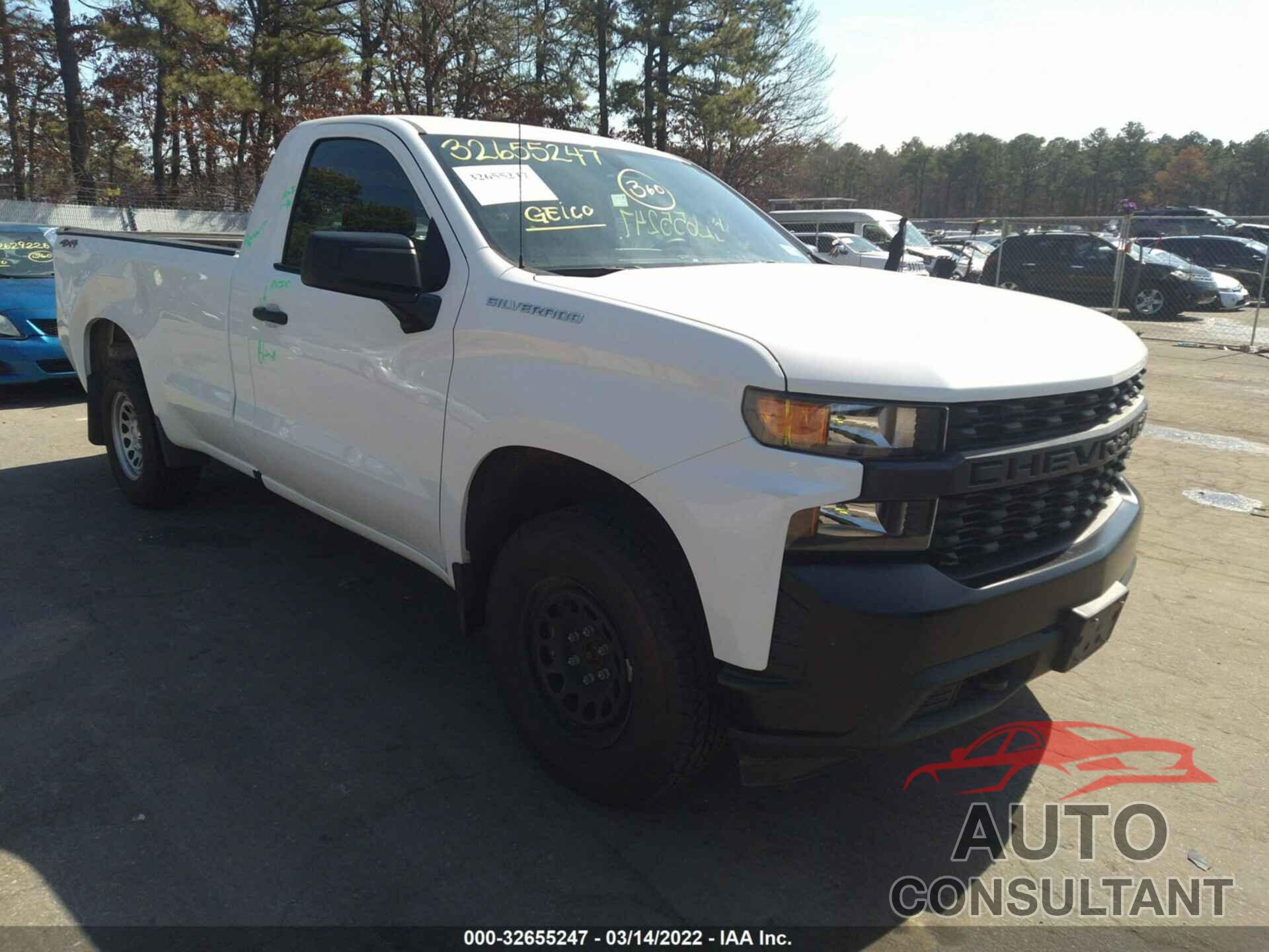CHEVROLET SILVERADO 1500 2019 - 3GCNYAEH1KG175844