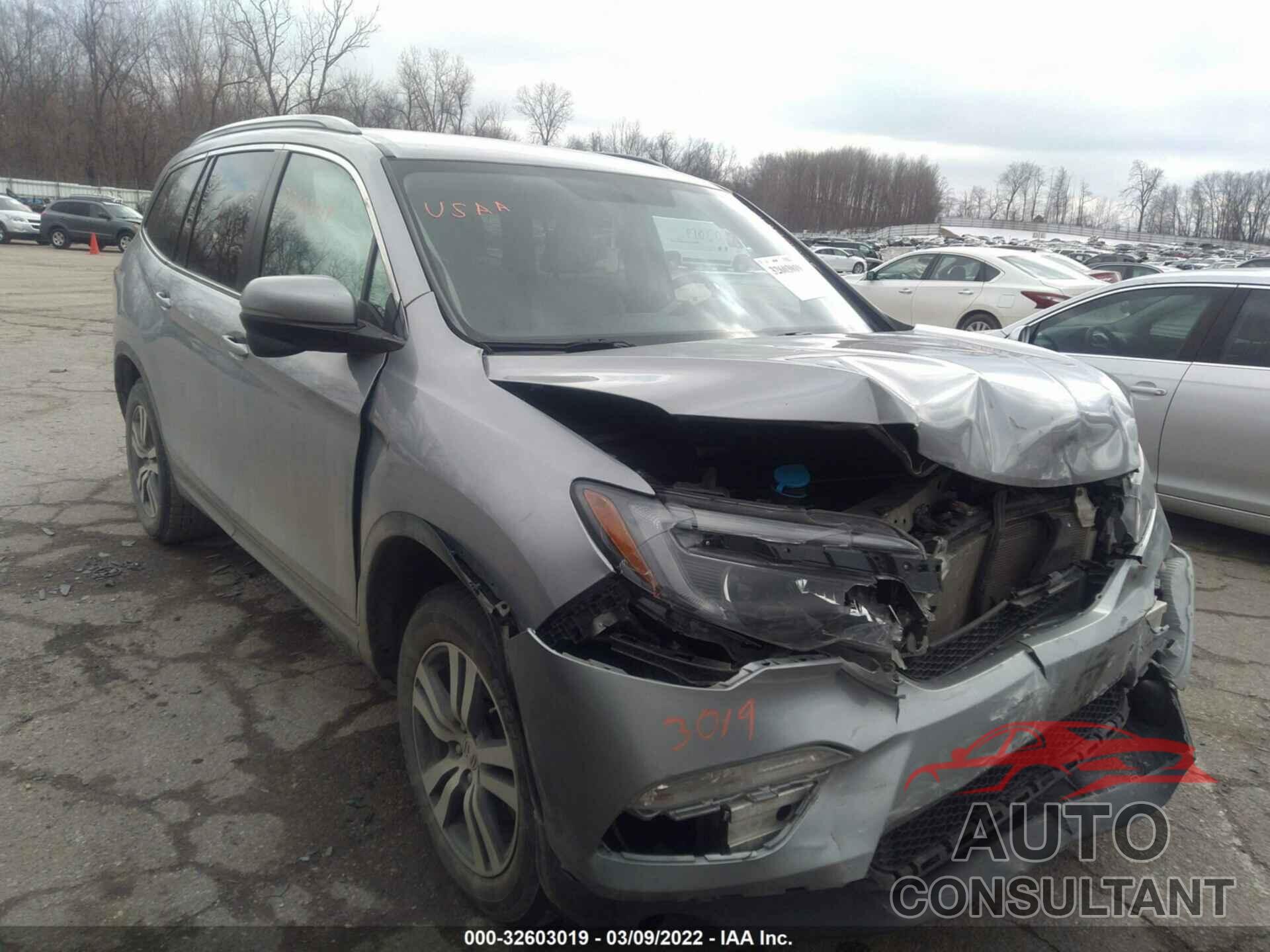 HONDA PILOT 2017 - 5FNYF6H3XHB039551