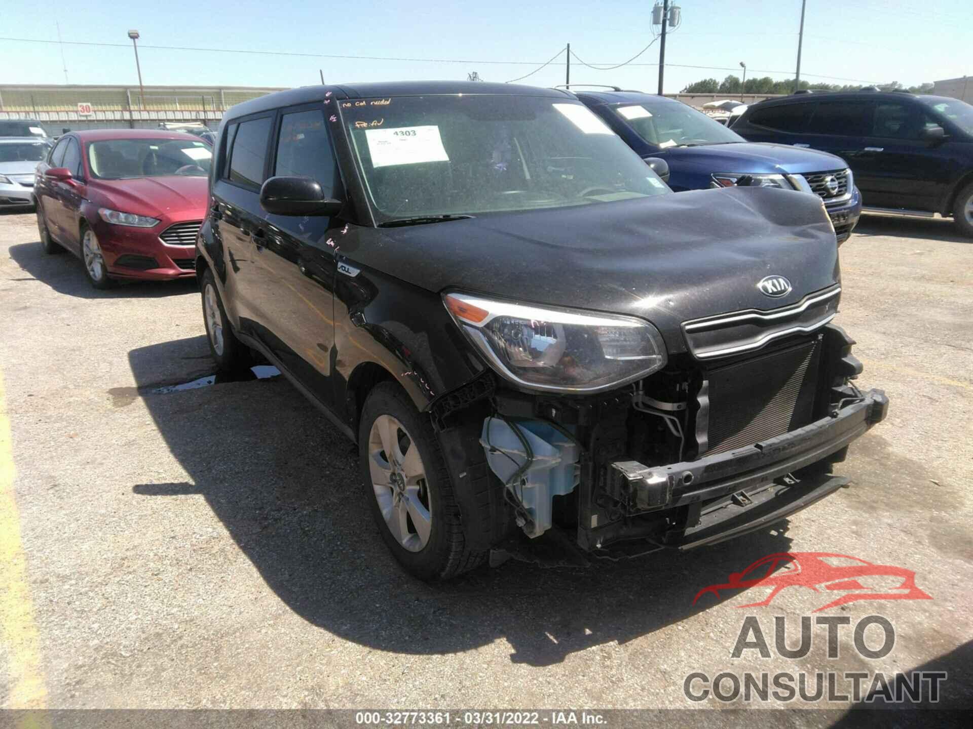 KIA SOUL 2018 - KNDJN2A22J7598487