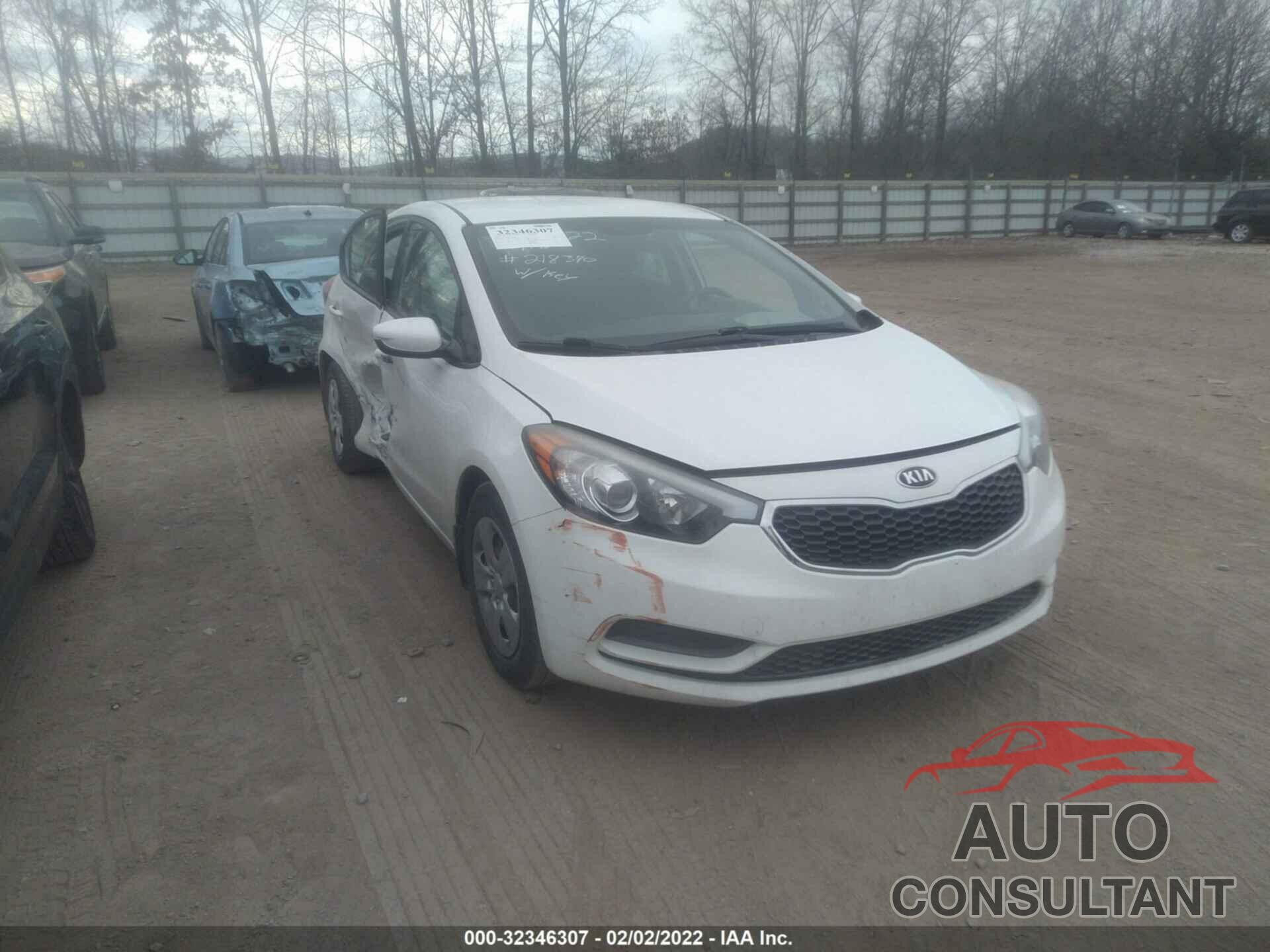 KIA FORTE 2016 - KNAFK4A68G5441884