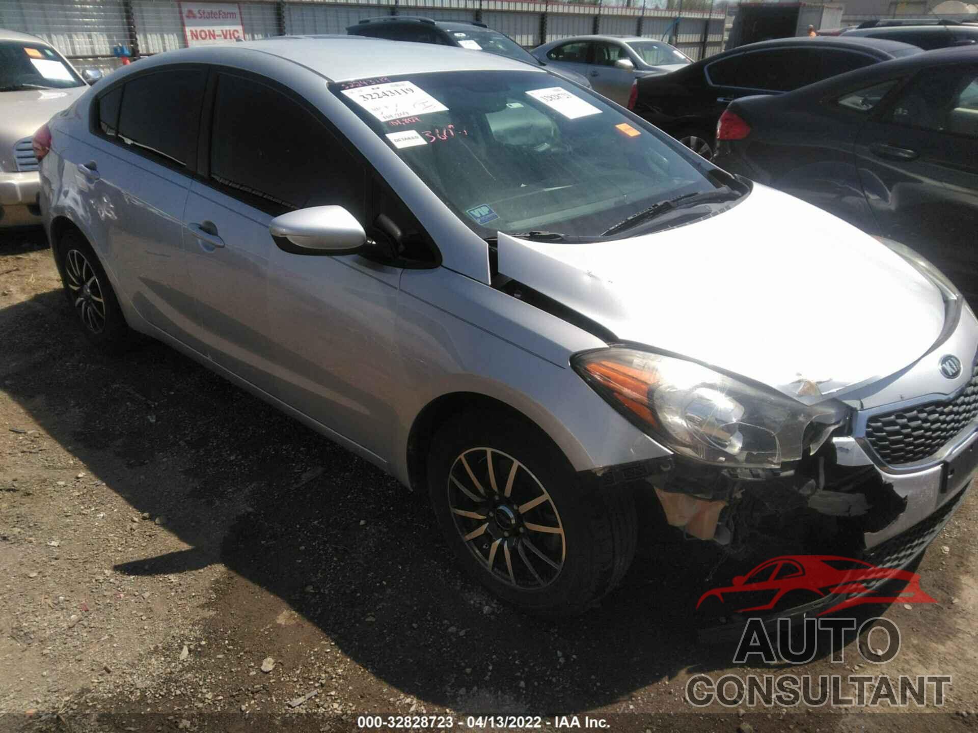 KIA FORTE 2016 - KNAFK4A65G5558273