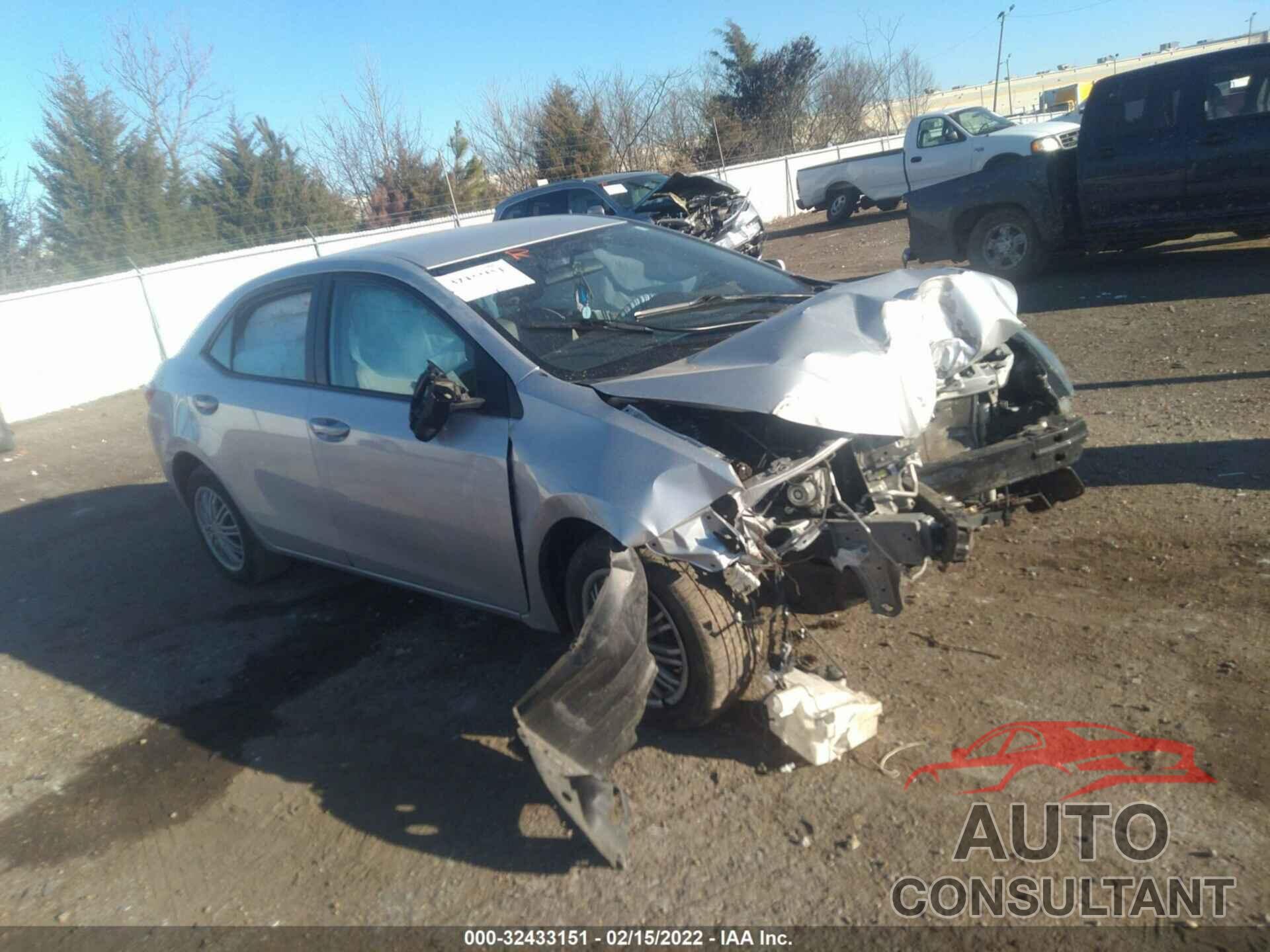 TOYOTA COROLLA 2016 - 5YFBURHE6GP433694
