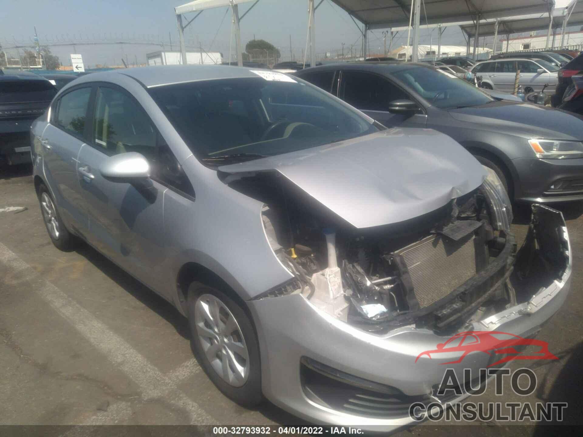 KIA RIO 2016 - KNADM4A3XG6604228