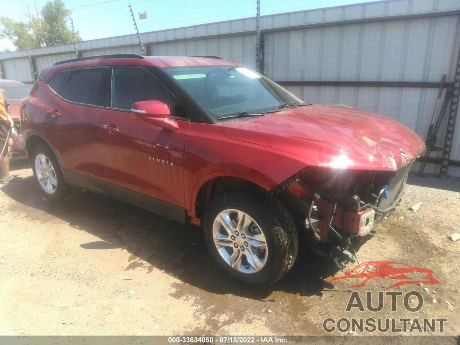 CHEVROLET BLAZER 2020 - 3GNKBBRAXLS650145