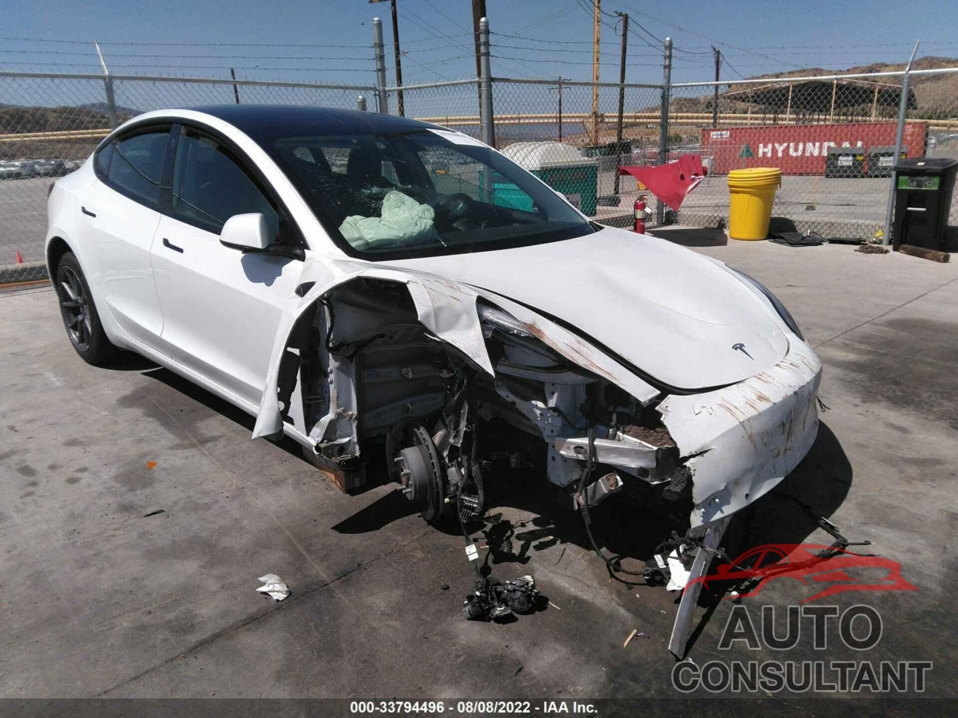 TESLA MODEL 3 2021 - 5YJ3E1EA8MF099695