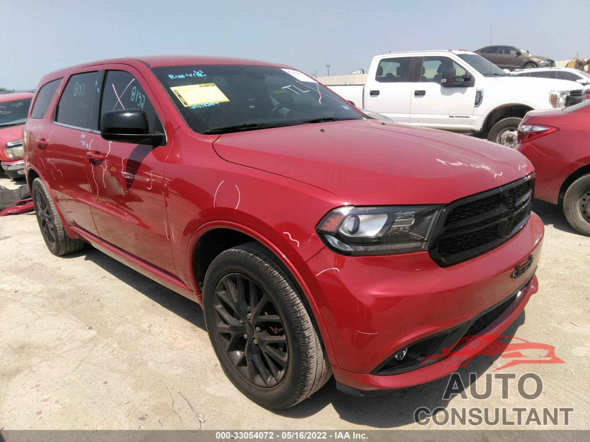 DODGE DURANGO 2016 - 1C4RDJAG7GC387569