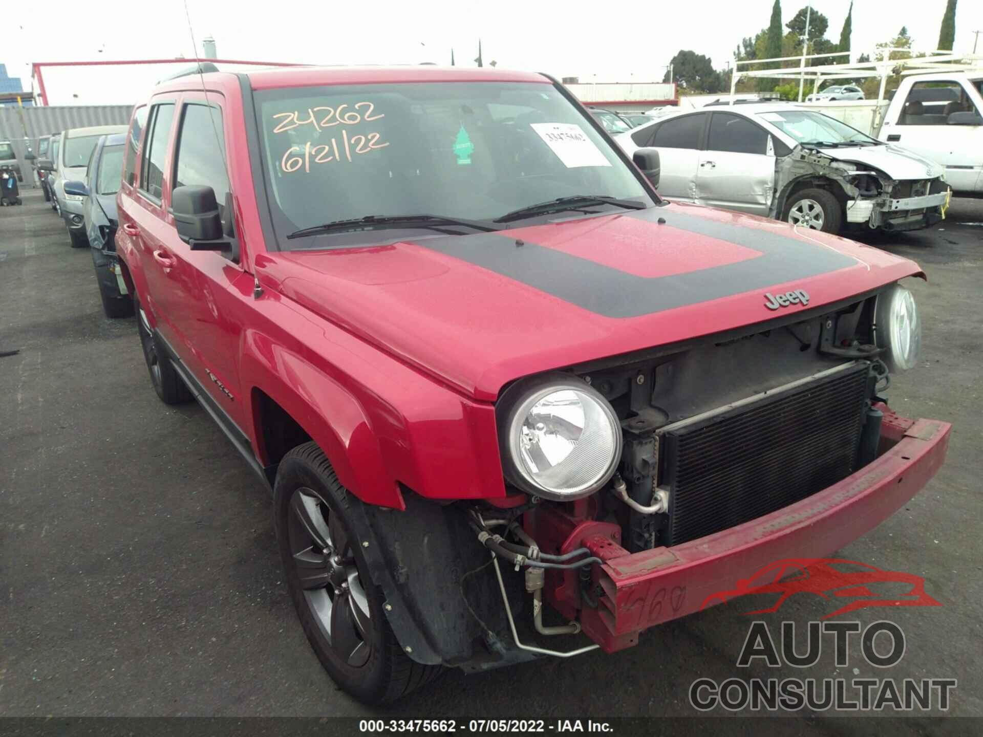 JEEP PATRIOT 2016 - 1C4NJPBA8GD706282