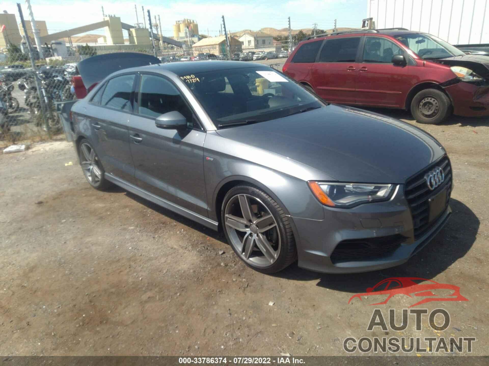 AUDI A3 2016 - WAUA7GFF1G1108889