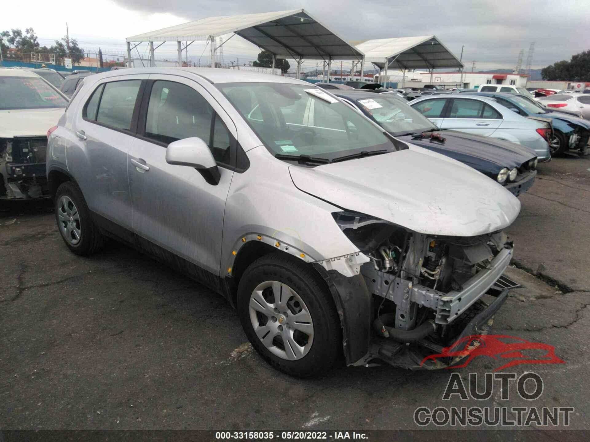 CHEVROLET TRAX 2018 - KL7CJKSB0JB604512