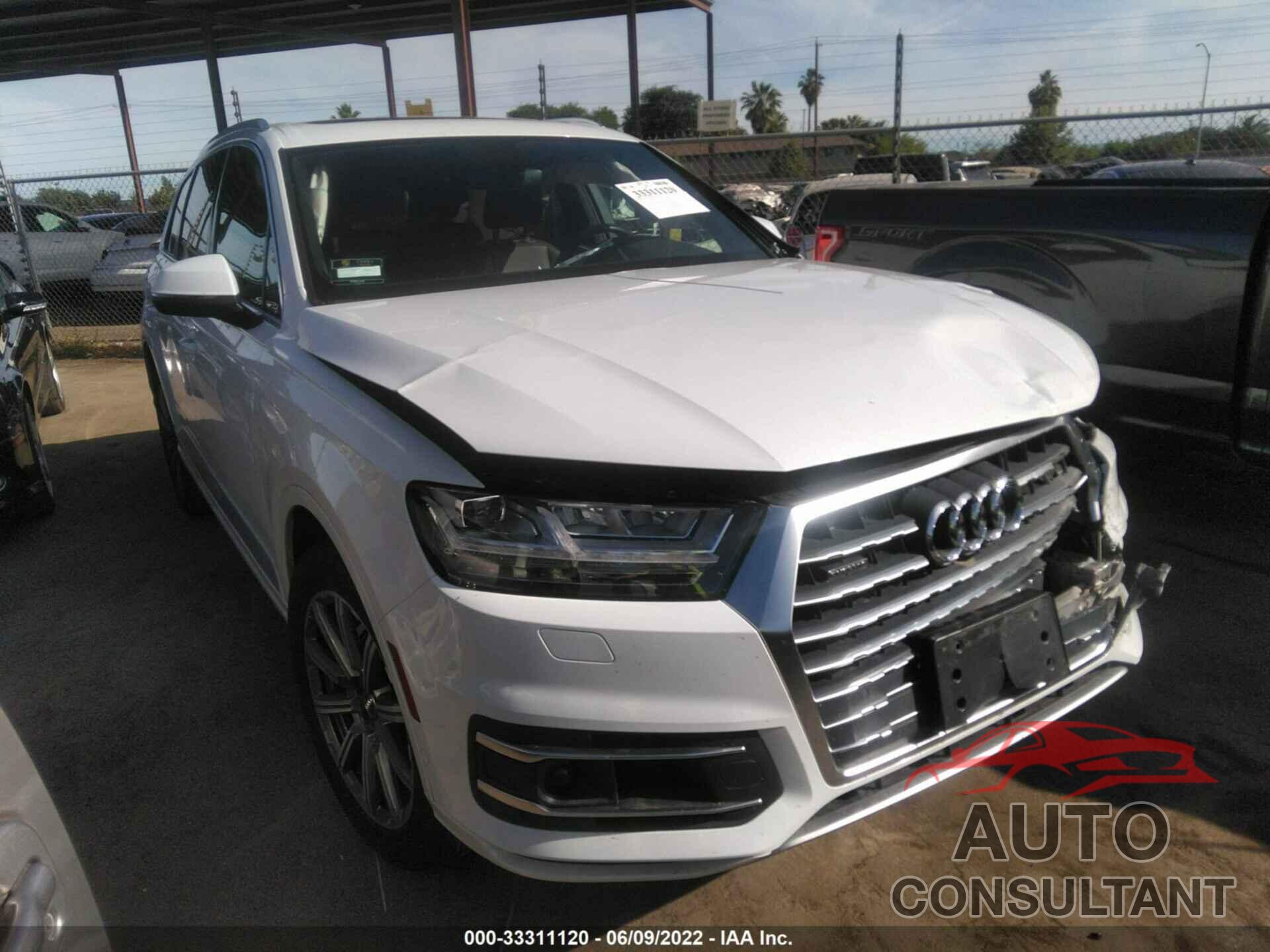 AUDI Q7 2019 - WA1LAAF75KD031691