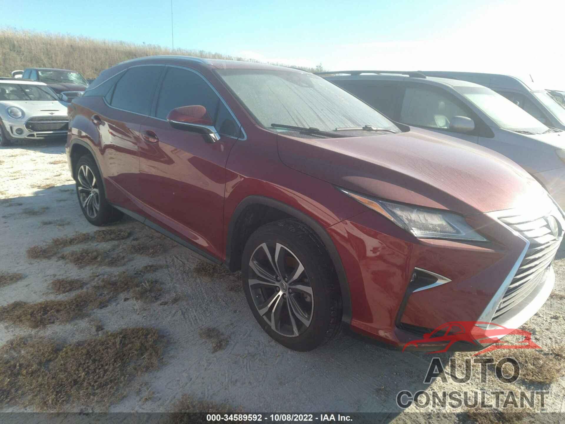 LEXUS RX 350 2016 - 2T2ZZMCA9GC010076