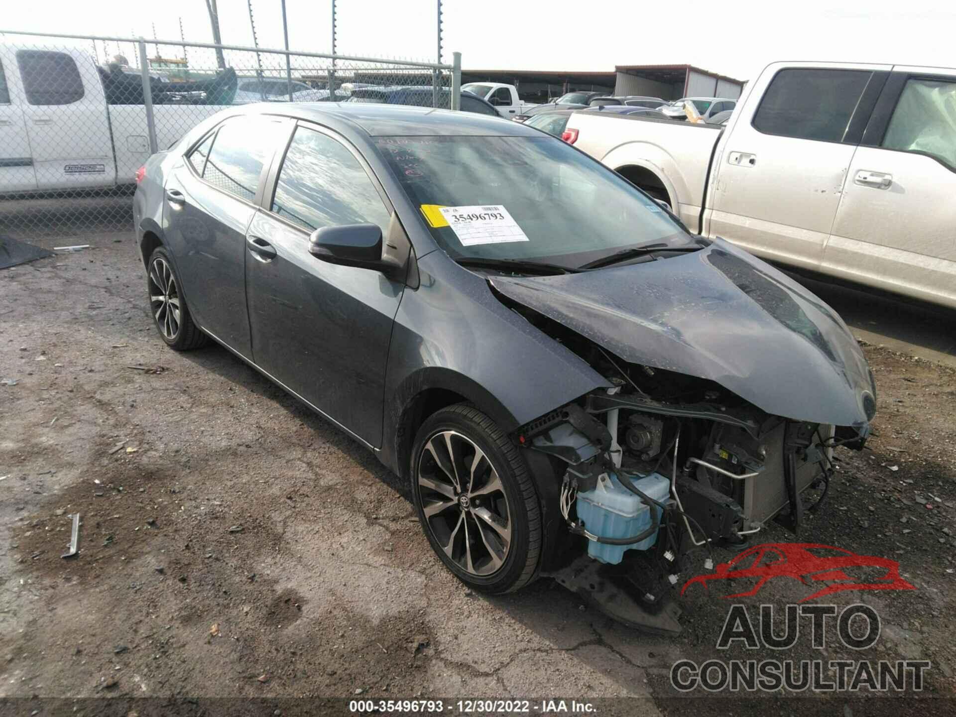 TOYOTA COROLLA 2017 - 2T1BURHE5HC959140
