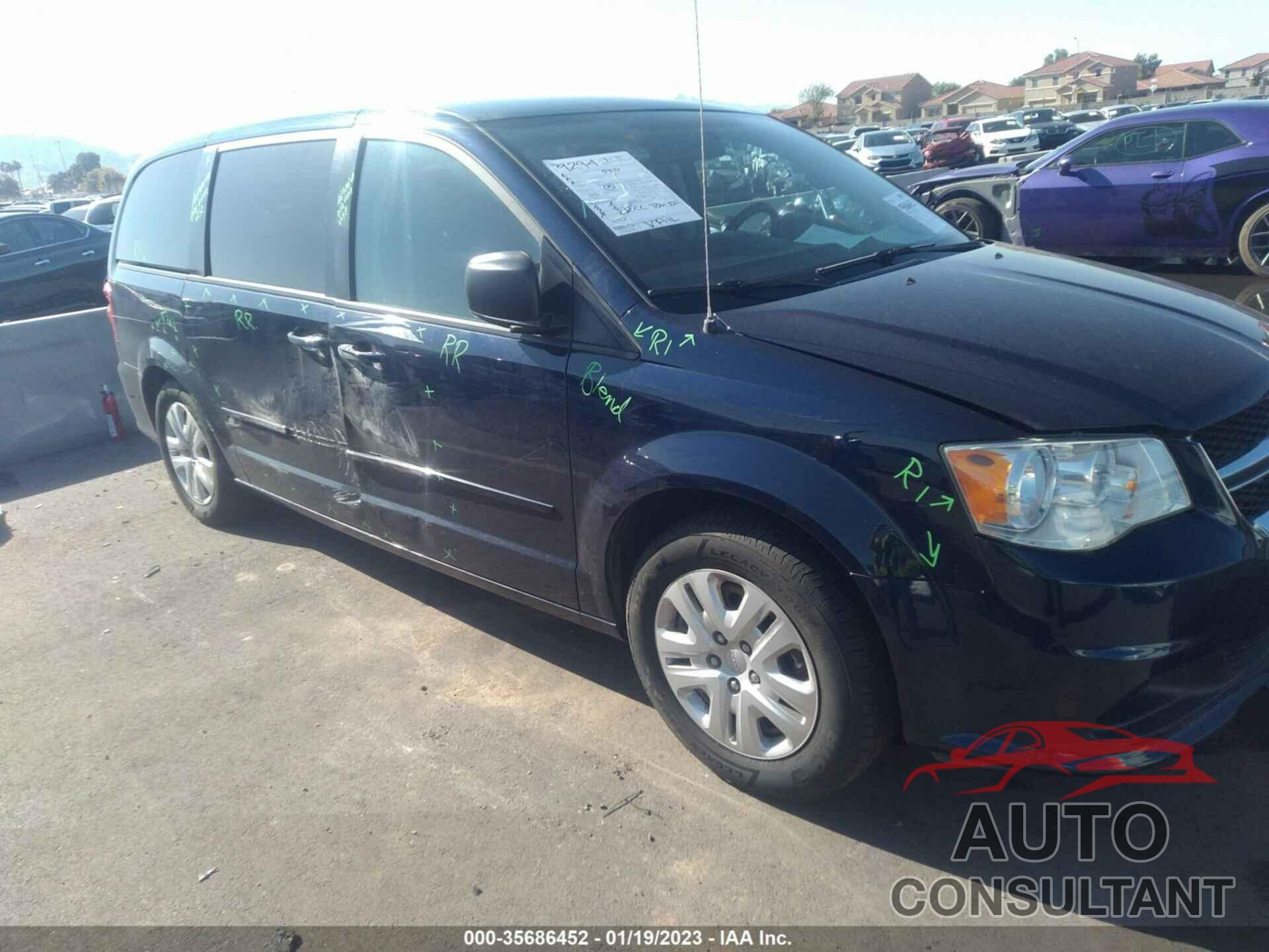 DODGE GRAND CARAVAN 2017 - 2C4RDGBG0HR637485