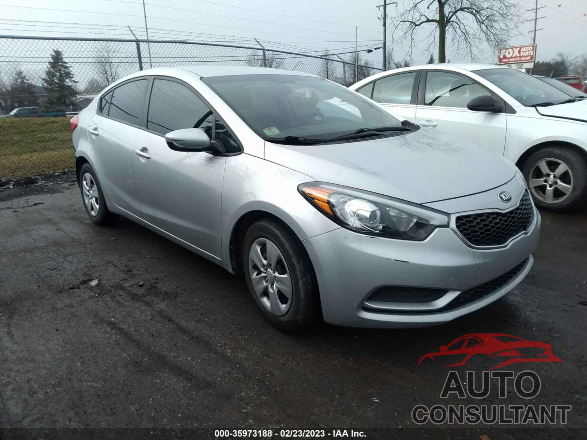 KIA FORTE 2016 - KNAFK4A69G5563184