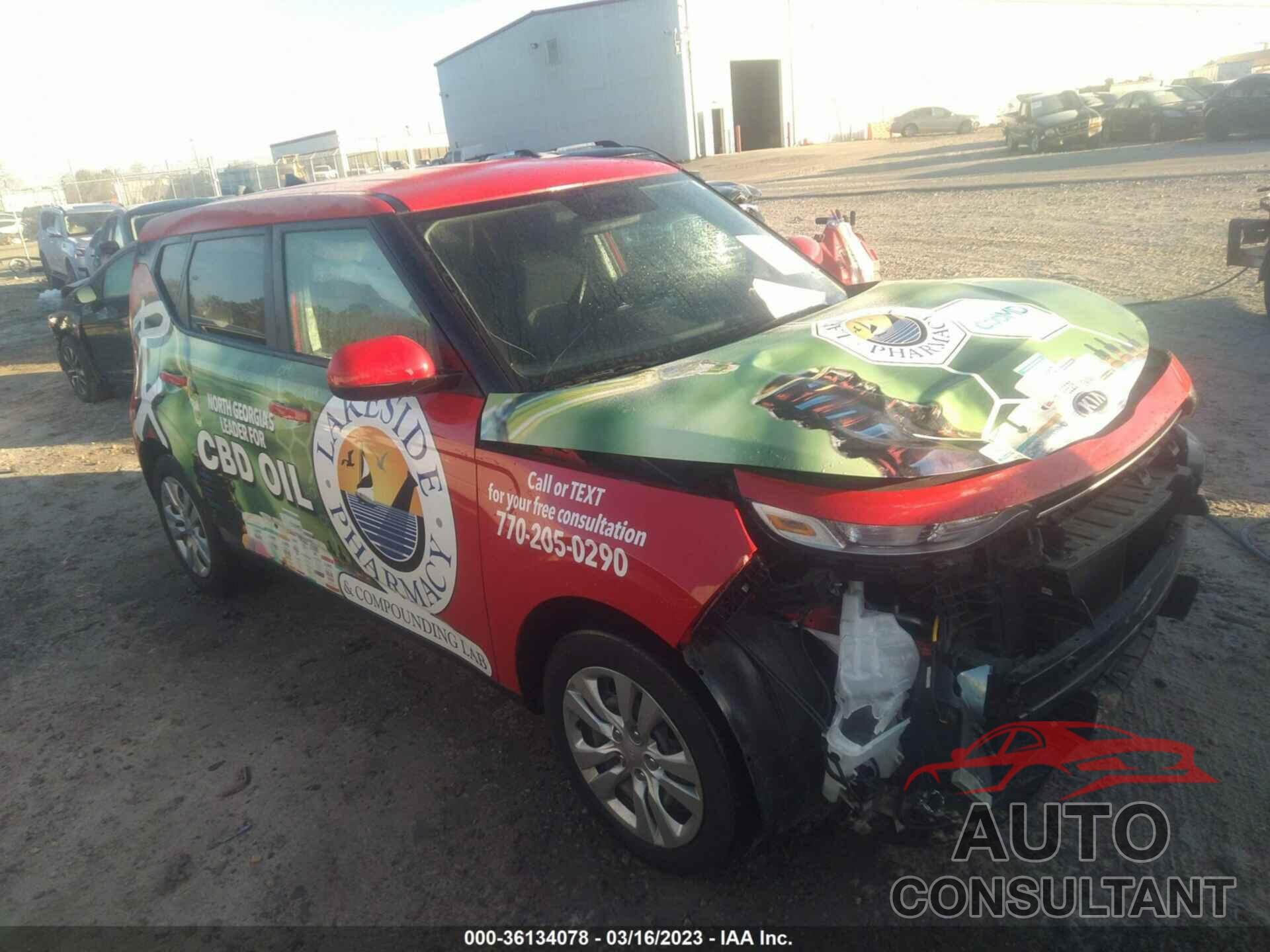 KIA SOUL 2020 - KNDJ23AU3L7078107