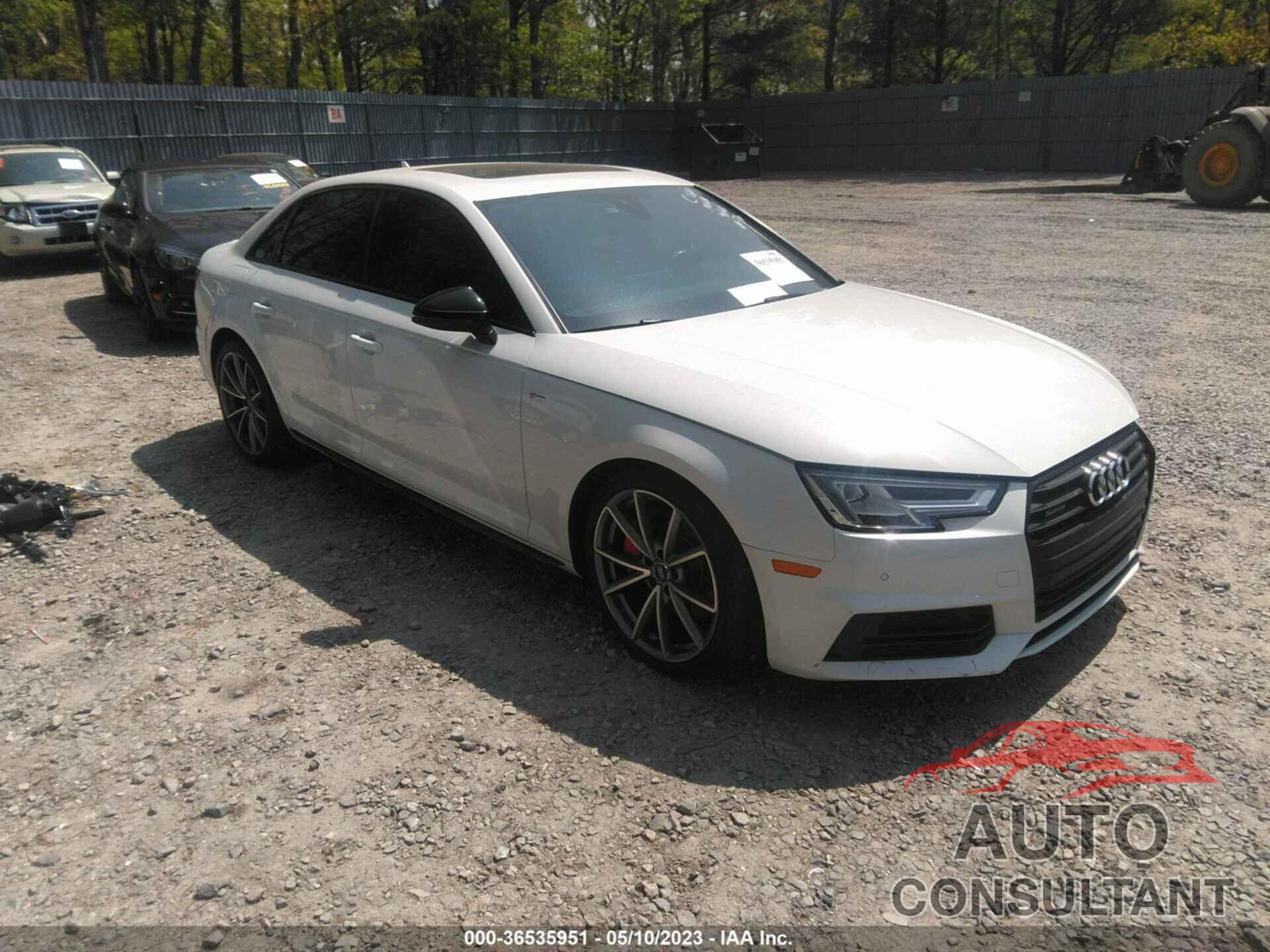 AUDI A4 2018 - WAUENAF45JN016834